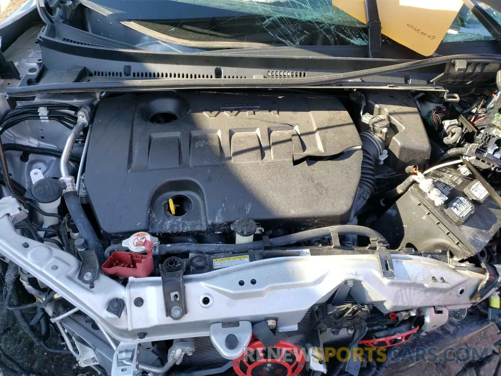 7 Photograph of a damaged car 2T1BURHE7KC135454 TOYOTA COROLLA 2019