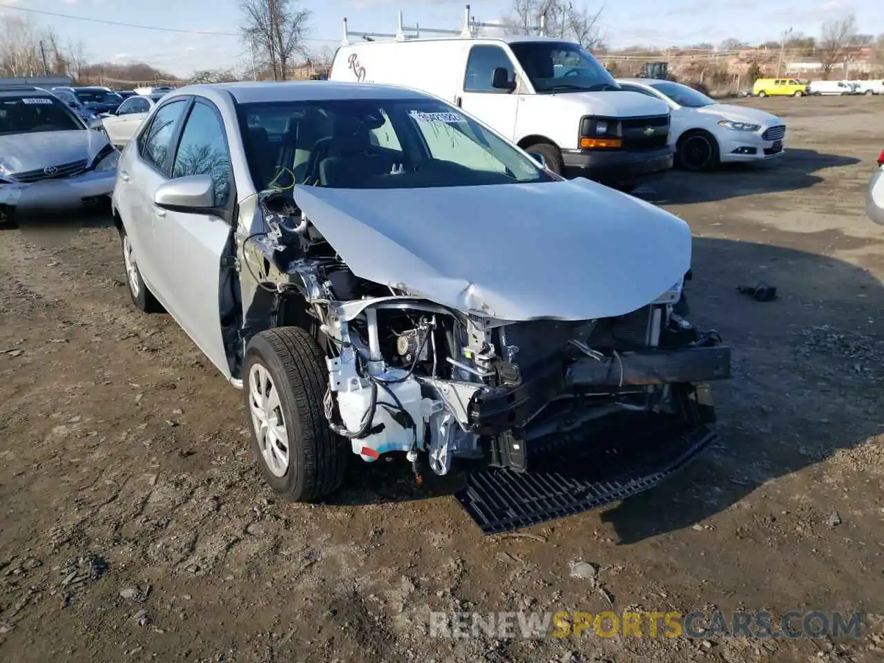 1 Photograph of a damaged car 2T1BURHE7KC139102 TOYOTA COROLLA 2019