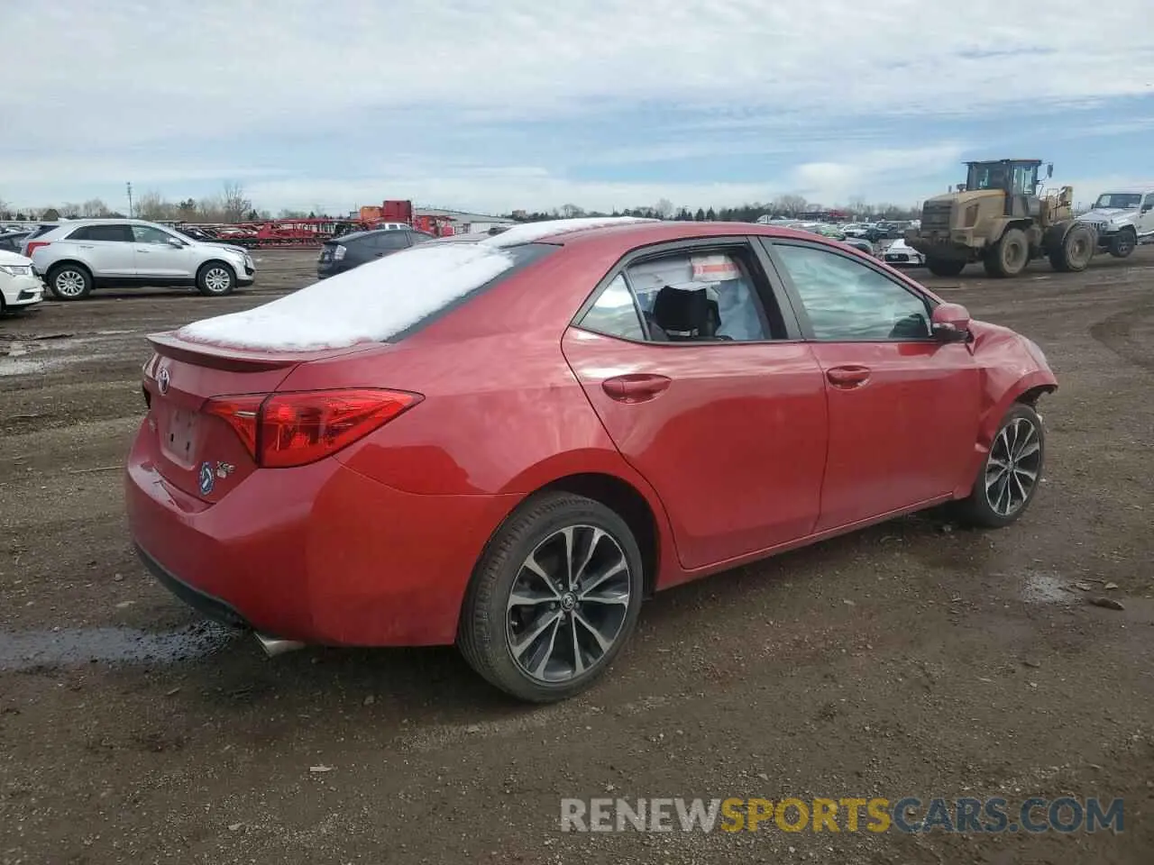 3 Photograph of a damaged car 2T1BURHE7KC142470 TOYOTA COROLLA 2019
