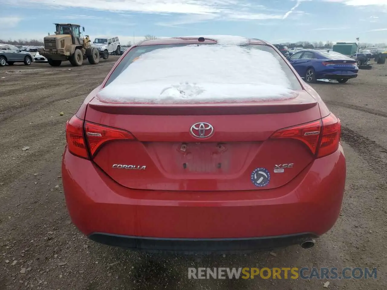 6 Photograph of a damaged car 2T1BURHE7KC142470 TOYOTA COROLLA 2019