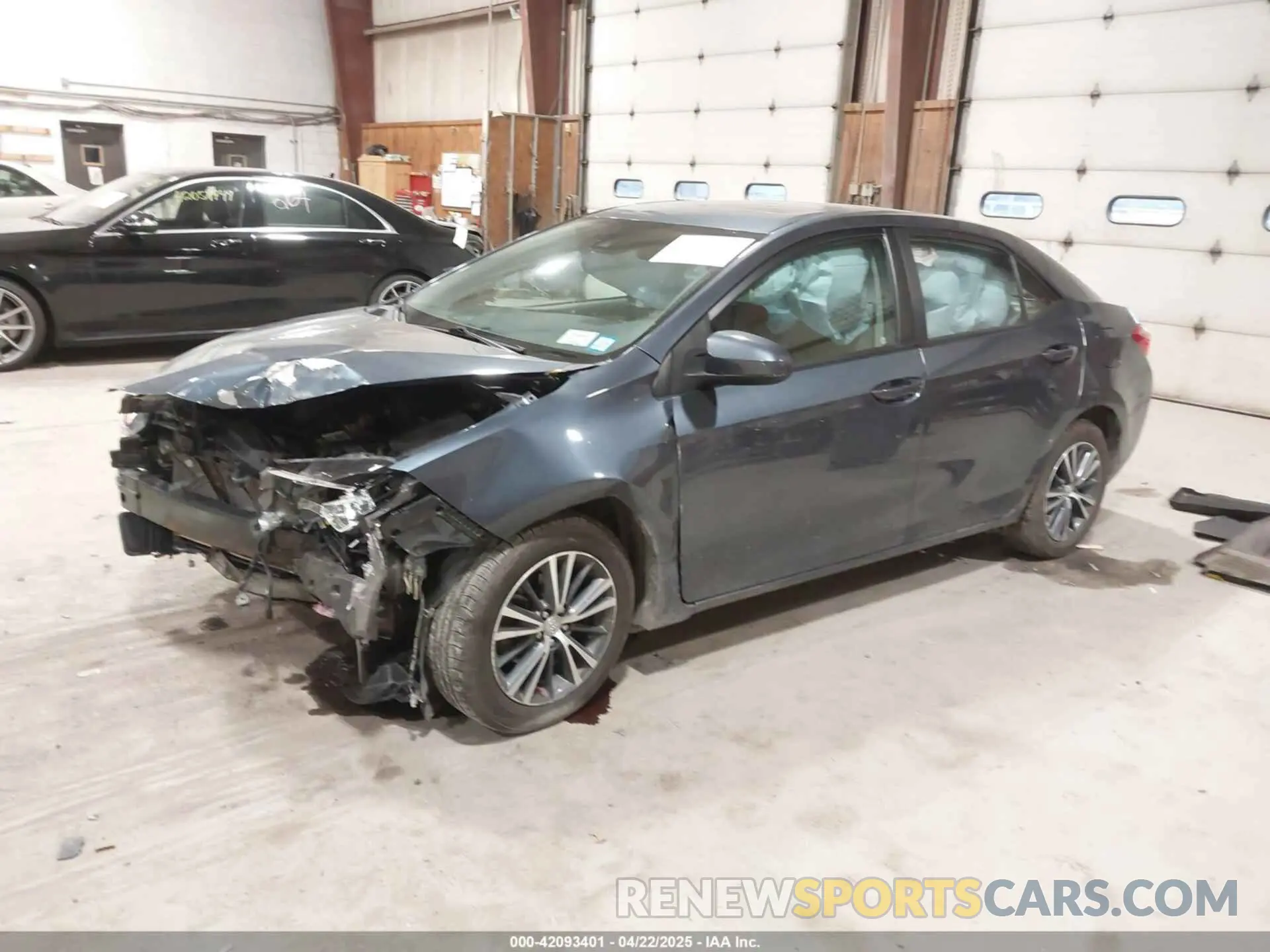2 Photograph of a damaged car 2T1BURHE7KC147264 TOYOTA COROLLA 2019