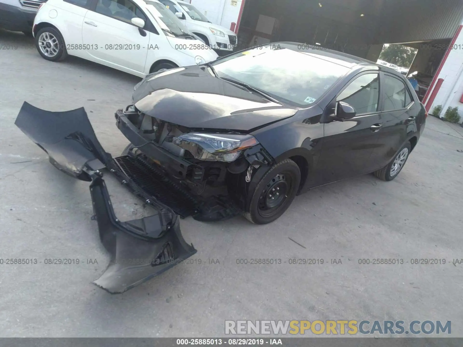 2 Photograph of a damaged car 2T1BURHE7KC148415 TOYOTA COROLLA 2019