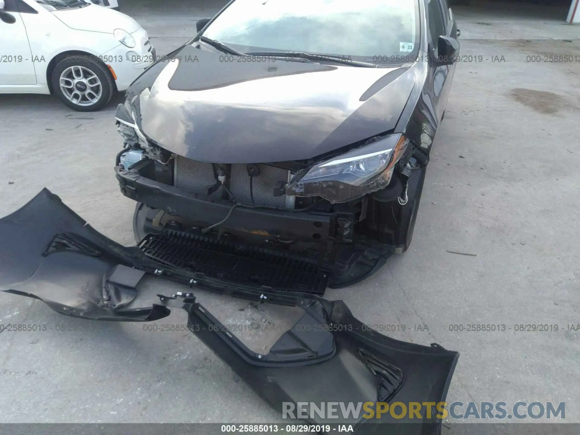 6 Photograph of a damaged car 2T1BURHE7KC148415 TOYOTA COROLLA 2019