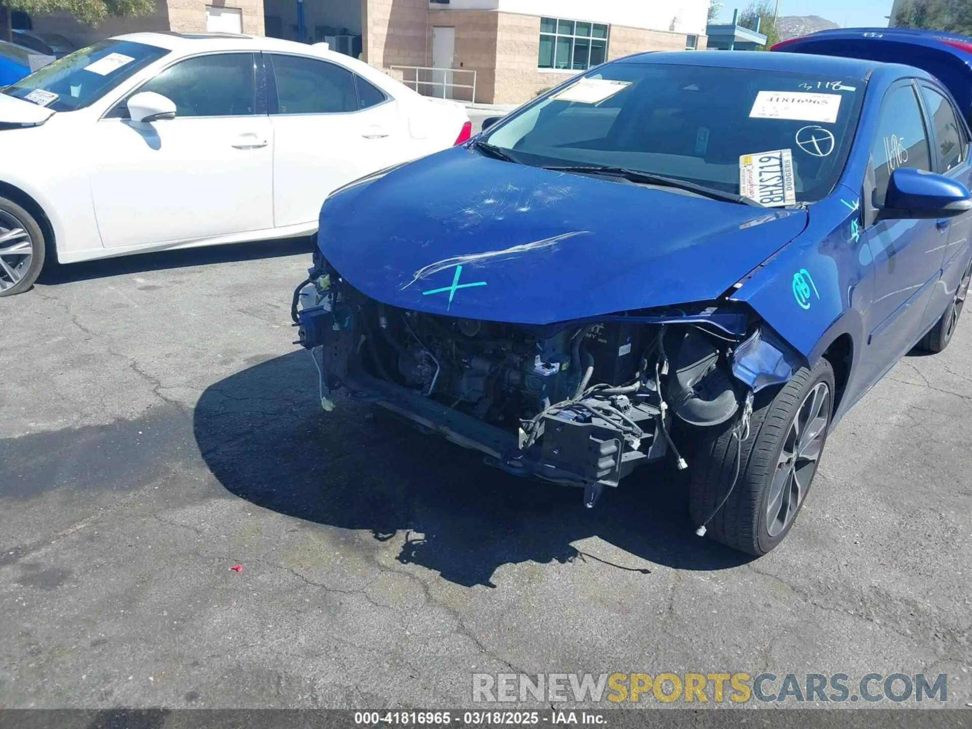 6 Photograph of a damaged car 2T1BURHE7KC151525 TOYOTA COROLLA 2019