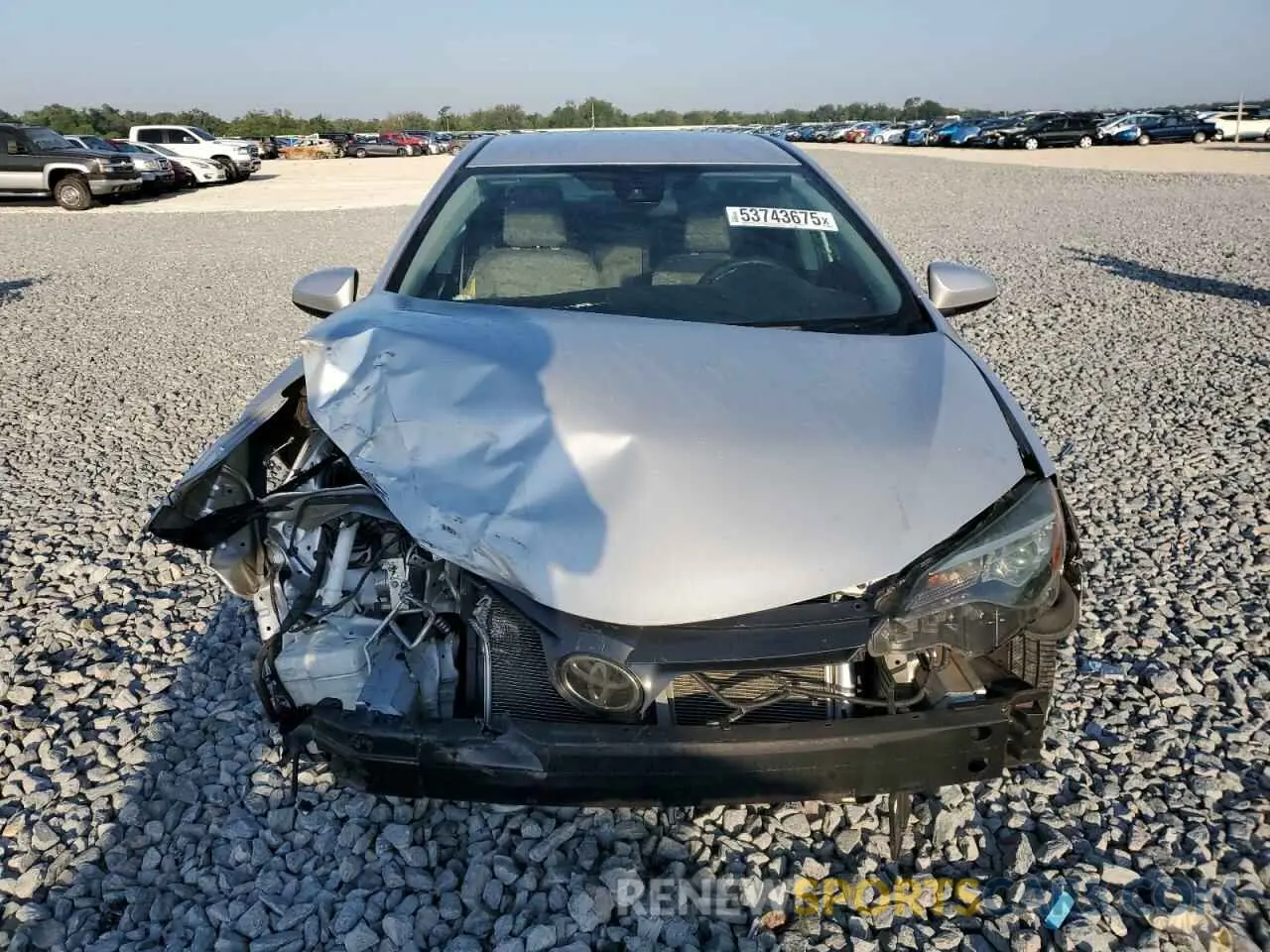 5 Photograph of a damaged car 2T1BURHE7KC156837 TOYOTA COROLLA 2019
