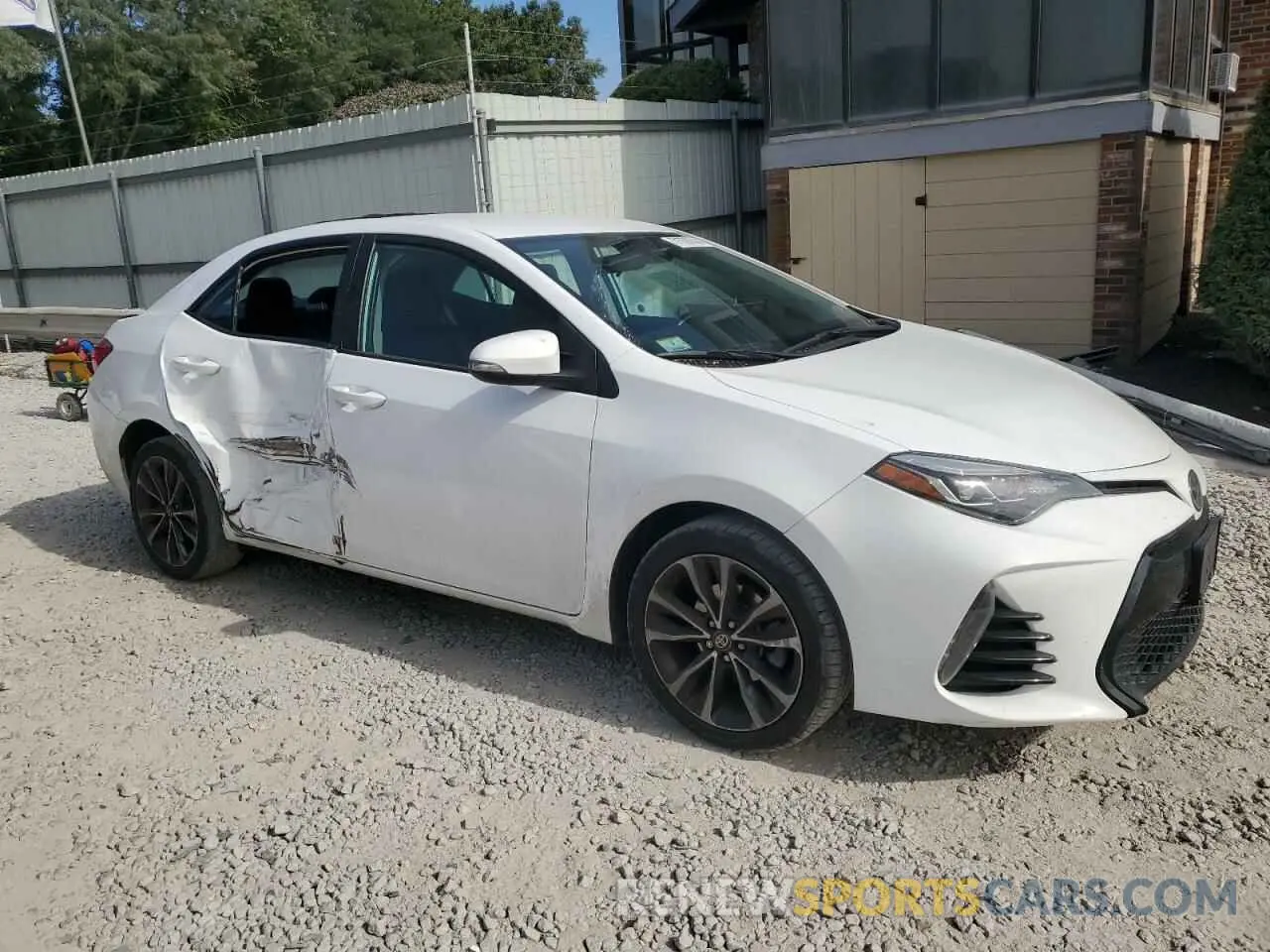 4 Photograph of a damaged car 2T1BURHE7KC157356 TOYOTA COROLLA 2019