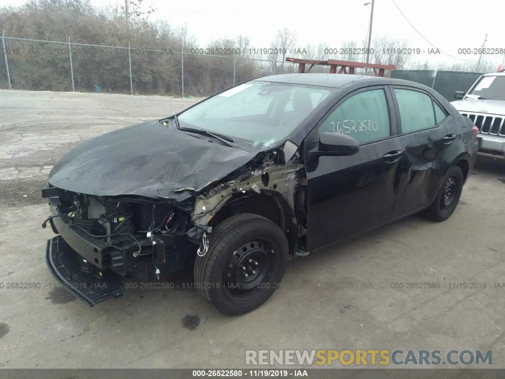 2 Photograph of a damaged car 2T1BURHE7KC172259 TOYOTA COROLLA 2019