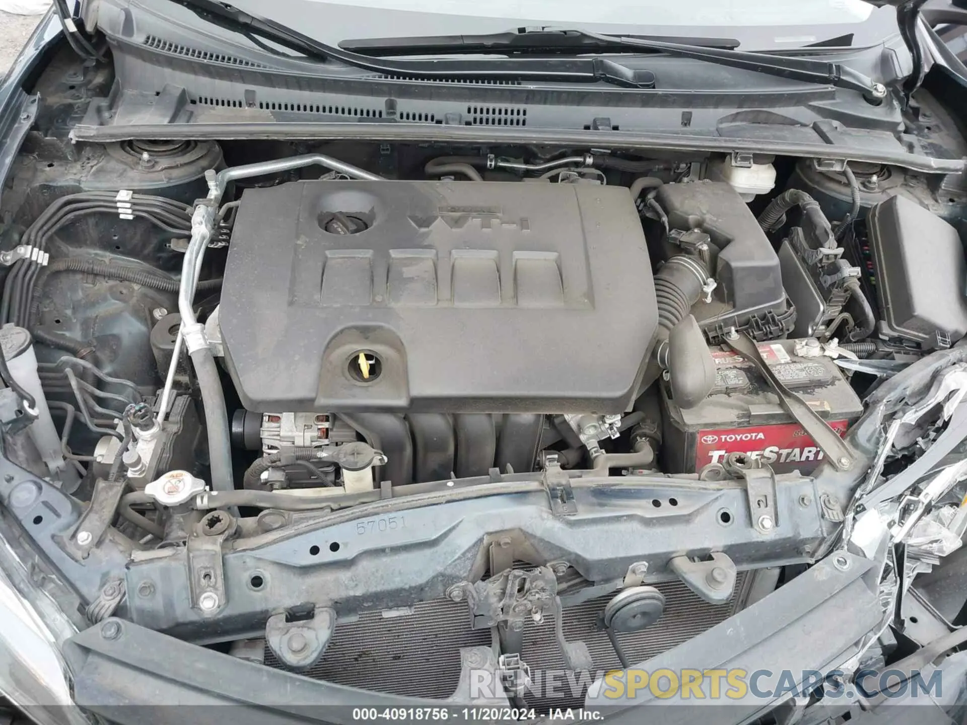 10 Photograph of a damaged car 2T1BURHE7KC178868 TOYOTA COROLLA 2019