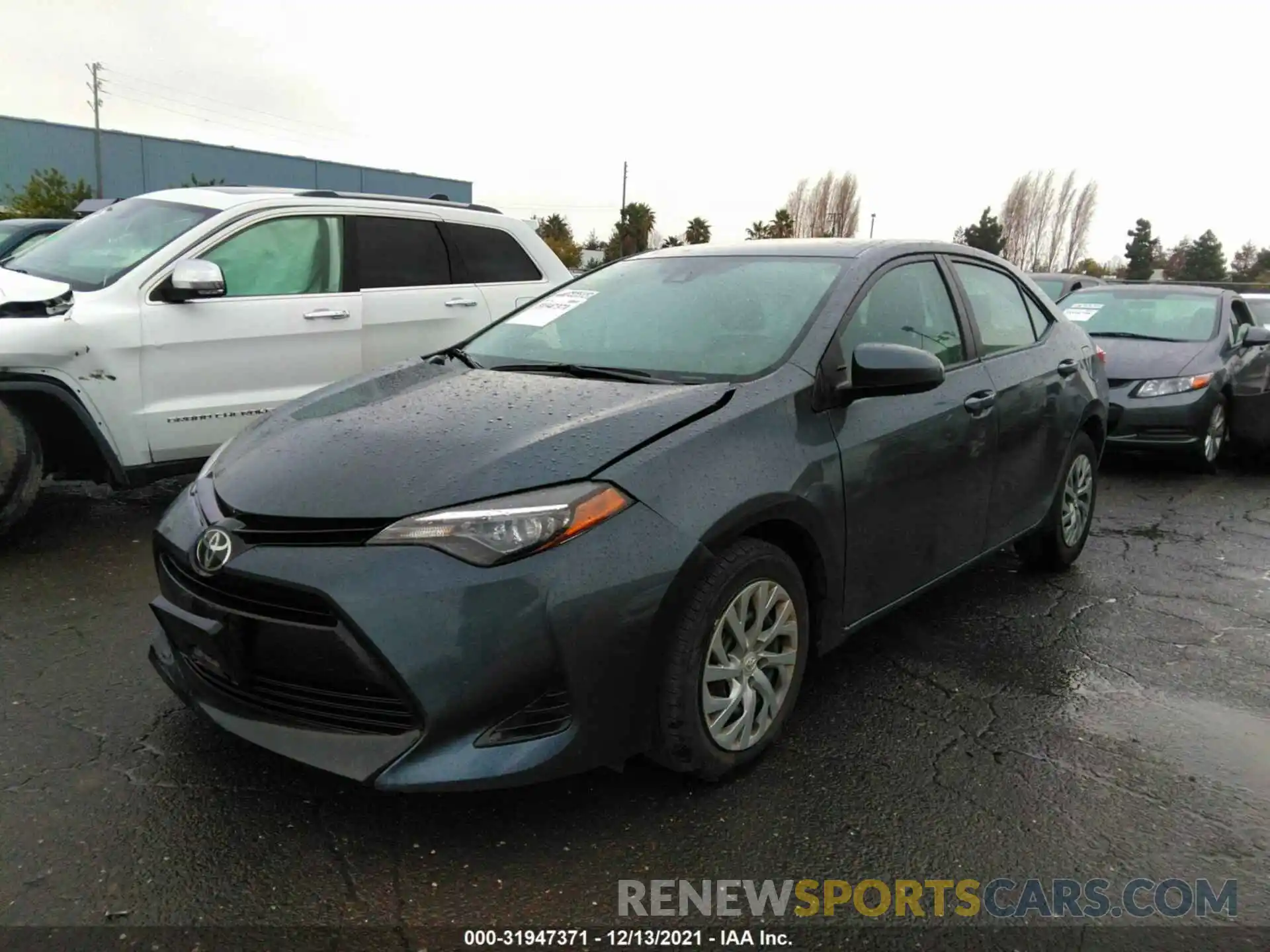 2 Photograph of a damaged car 2T1BURHE7KC180314 TOYOTA COROLLA 2019