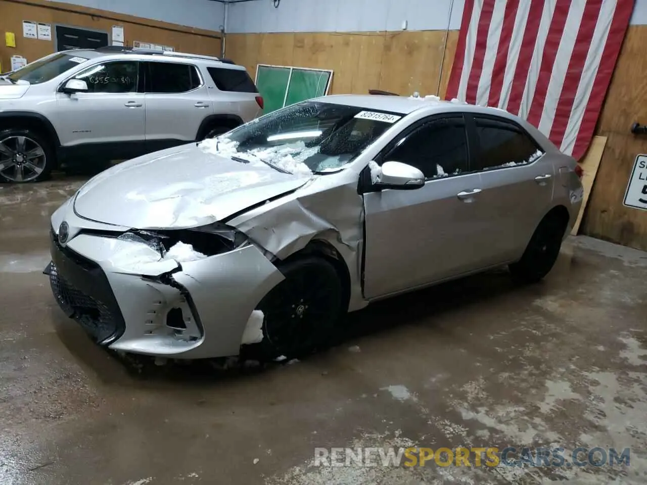 1 Photograph of a damaged car 2T1BURHE7KC181186 TOYOTA COROLLA 2019