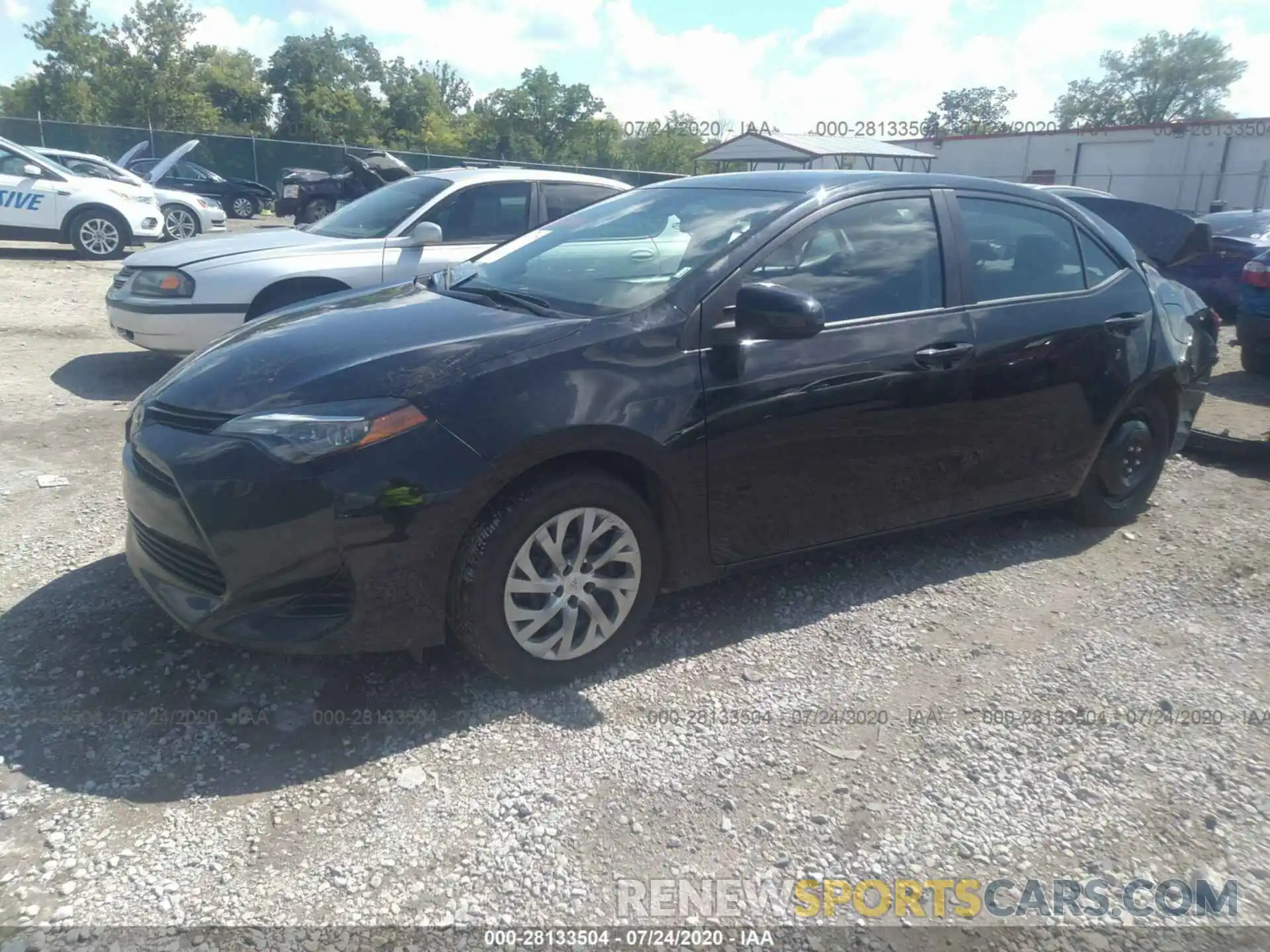 2 Photograph of a damaged car 2T1BURHE7KC181706 TOYOTA COROLLA 2019