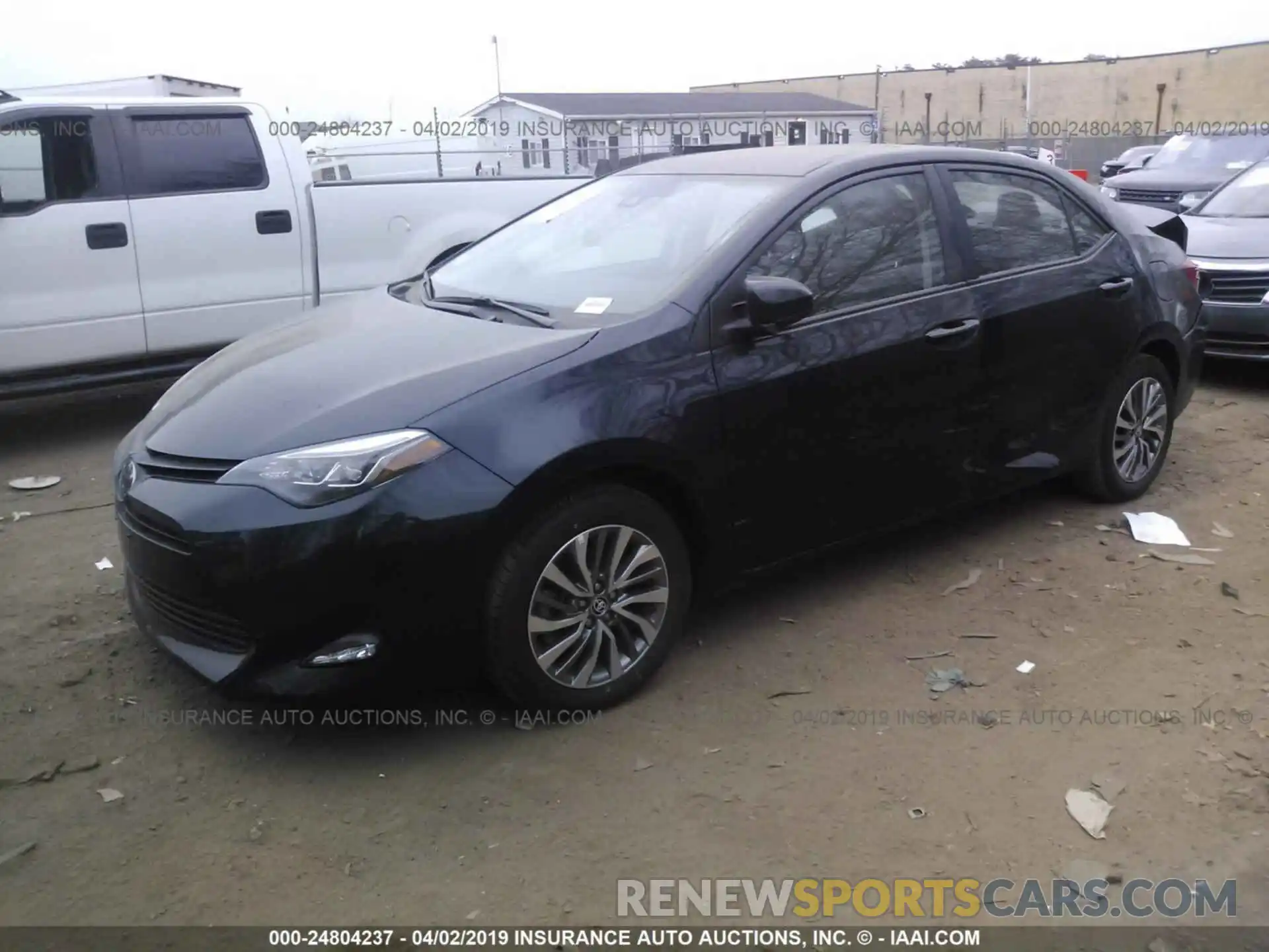 2 Photograph of a damaged car 2T1BURHE7KC182712 TOYOTA COROLLA 2019