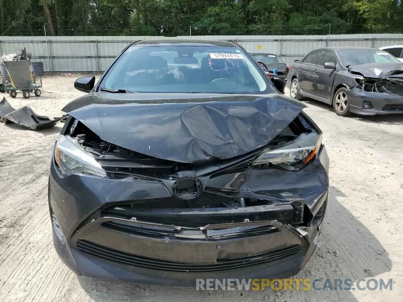 5 Photograph of a damaged car 2T1BURHE7KC184329 TOYOTA COROLLA 2019
