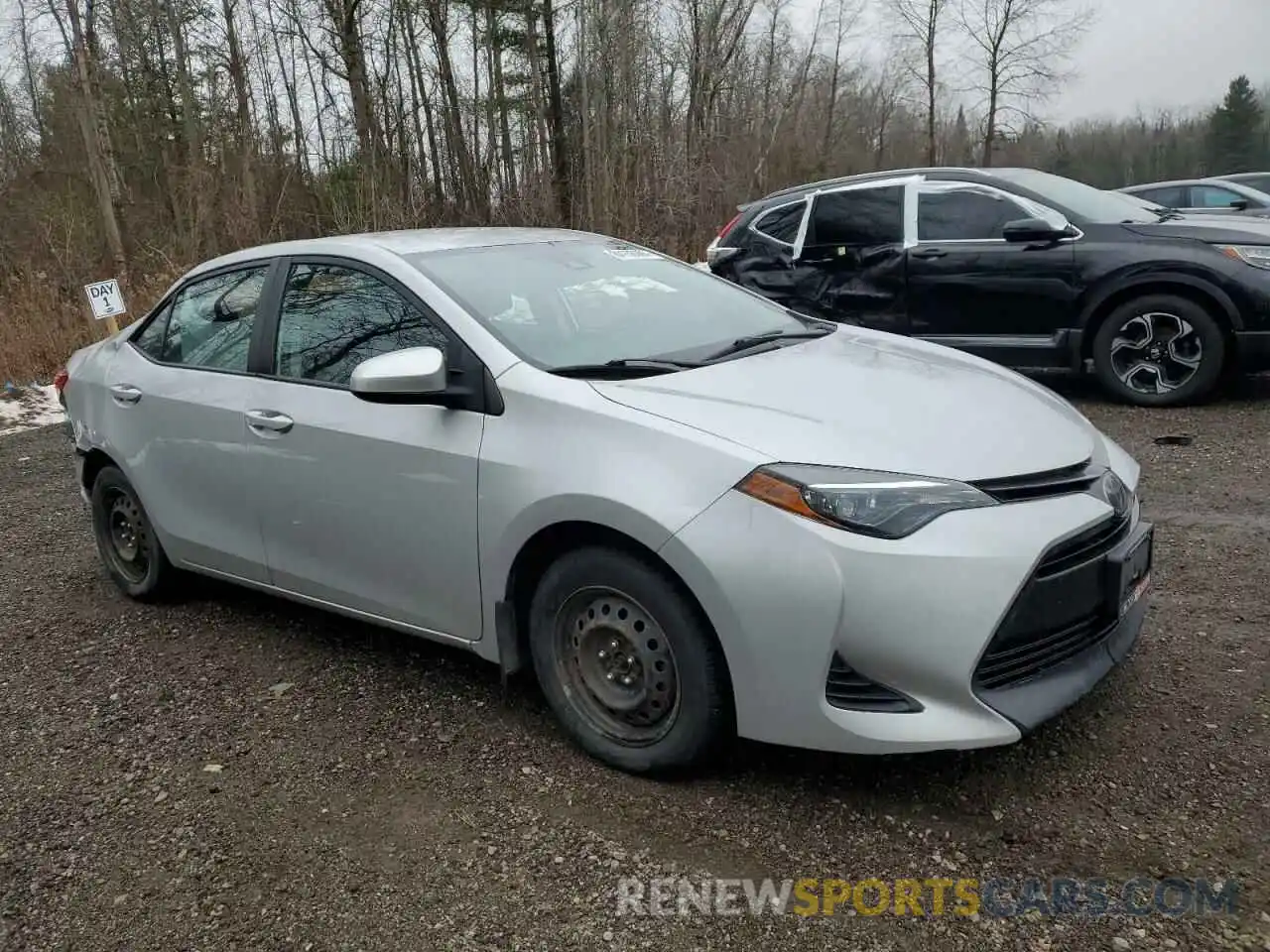 4 Photograph of a damaged car 2T1BURHE7KC185044 TOYOTA COROLLA 2019