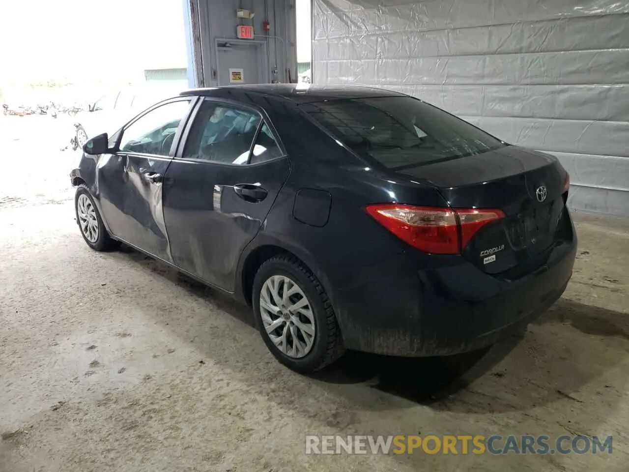 2 Photograph of a damaged car 2T1BURHE7KC185156 TOYOTA COROLLA 2019