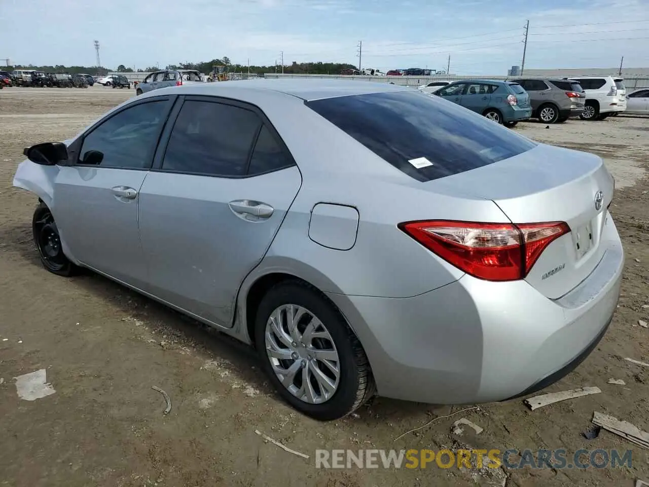 2 Photograph of a damaged car 2T1BURHE7KC188087 TOYOTA COROLLA 2019