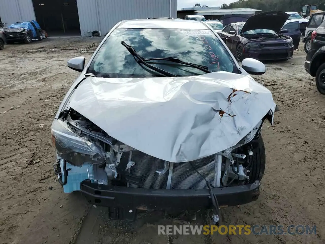 5 Photograph of a damaged car 2T1BURHE7KC188087 TOYOTA COROLLA 2019