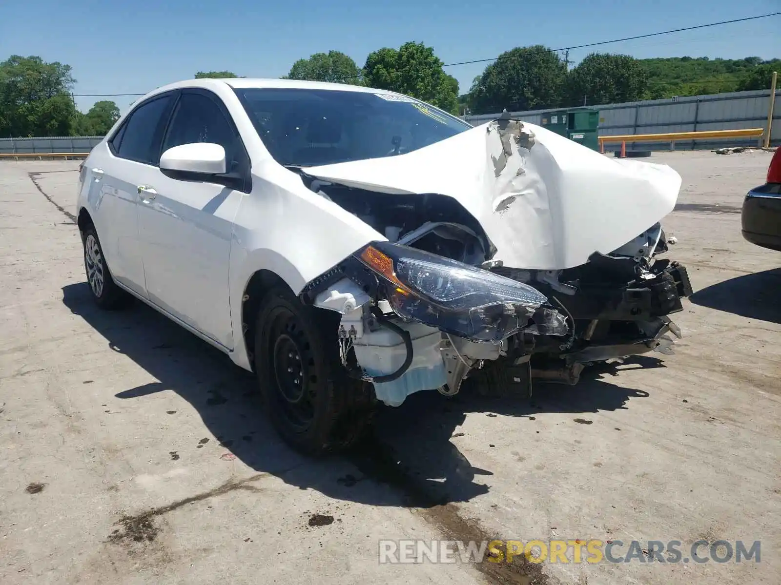 1 Photograph of a damaged car 2T1BURHE7KC189496 TOYOTA COROLLA 2019