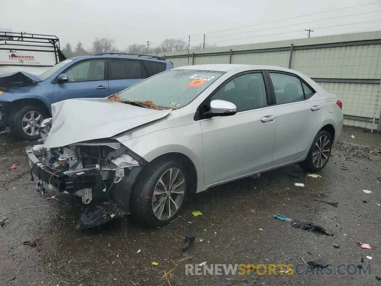 1 Photograph of a damaged car 2T1BURHE7KC189935 TOYOTA COROLLA 2019