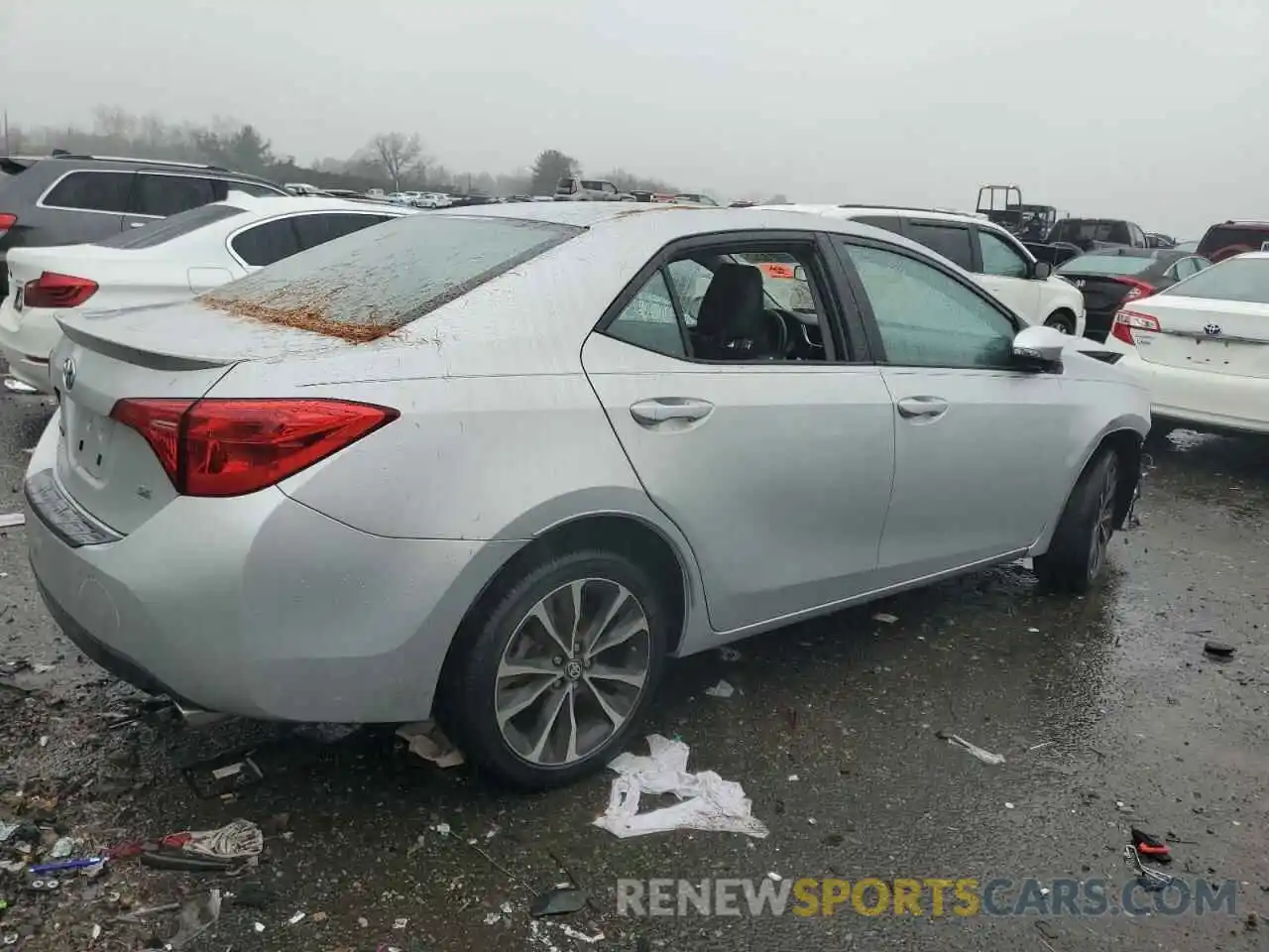 3 Photograph of a damaged car 2T1BURHE7KC189935 TOYOTA COROLLA 2019