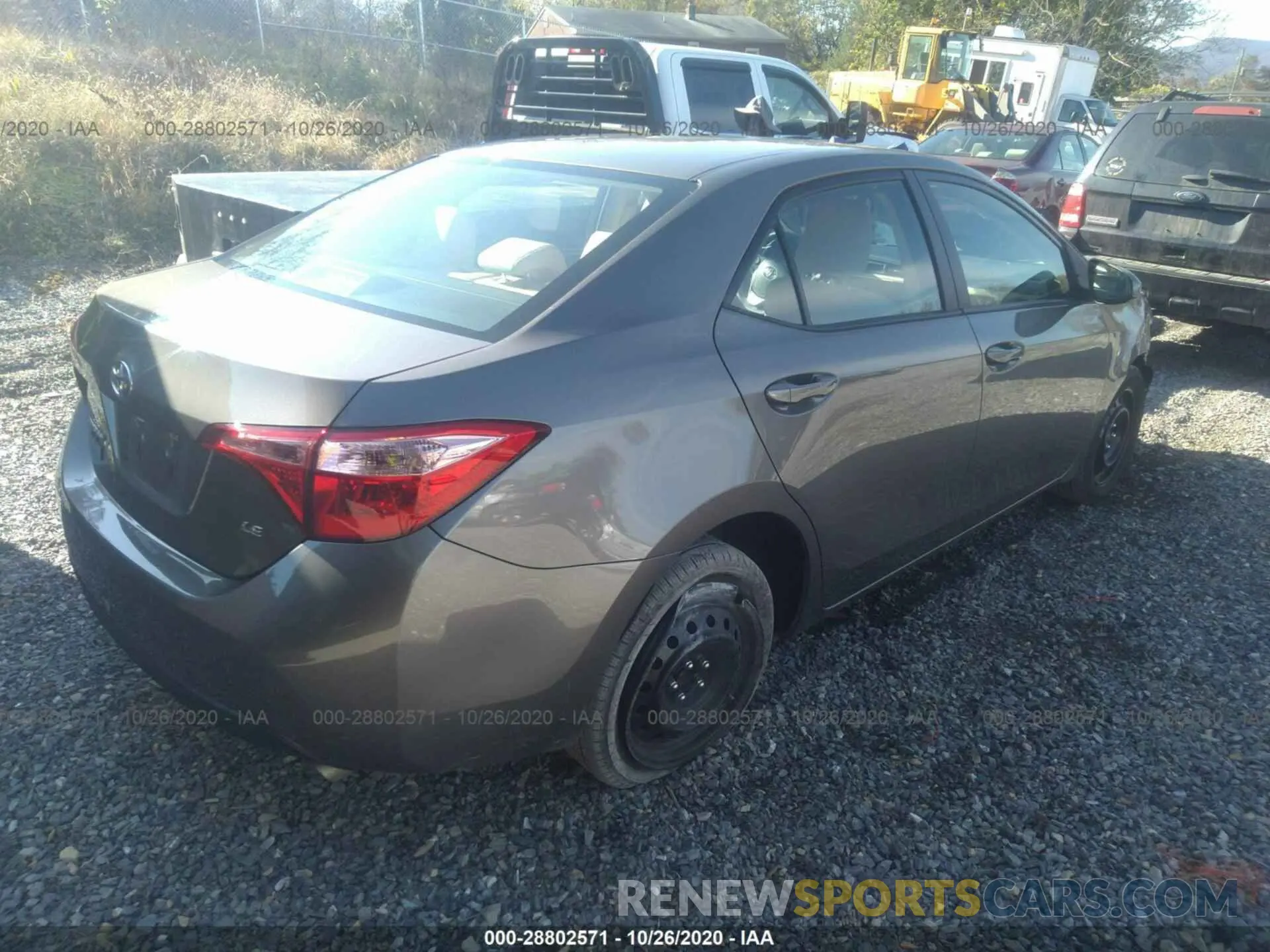 4 Photograph of a damaged car 2T1BURHE7KC195850 TOYOTA COROLLA 2019