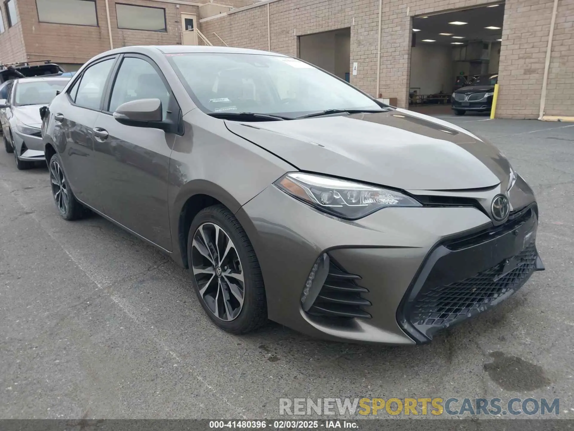 1 Photograph of a damaged car 2T1BURHE7KC196769 TOYOTA COROLLA 2019