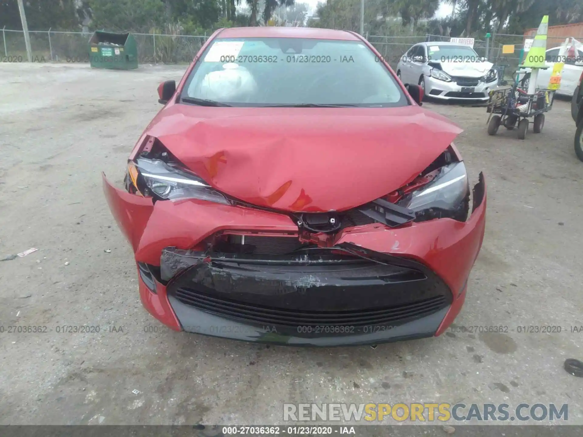 6 Photograph of a damaged car 2T1BURHE7KC197534 TOYOTA COROLLA 2019