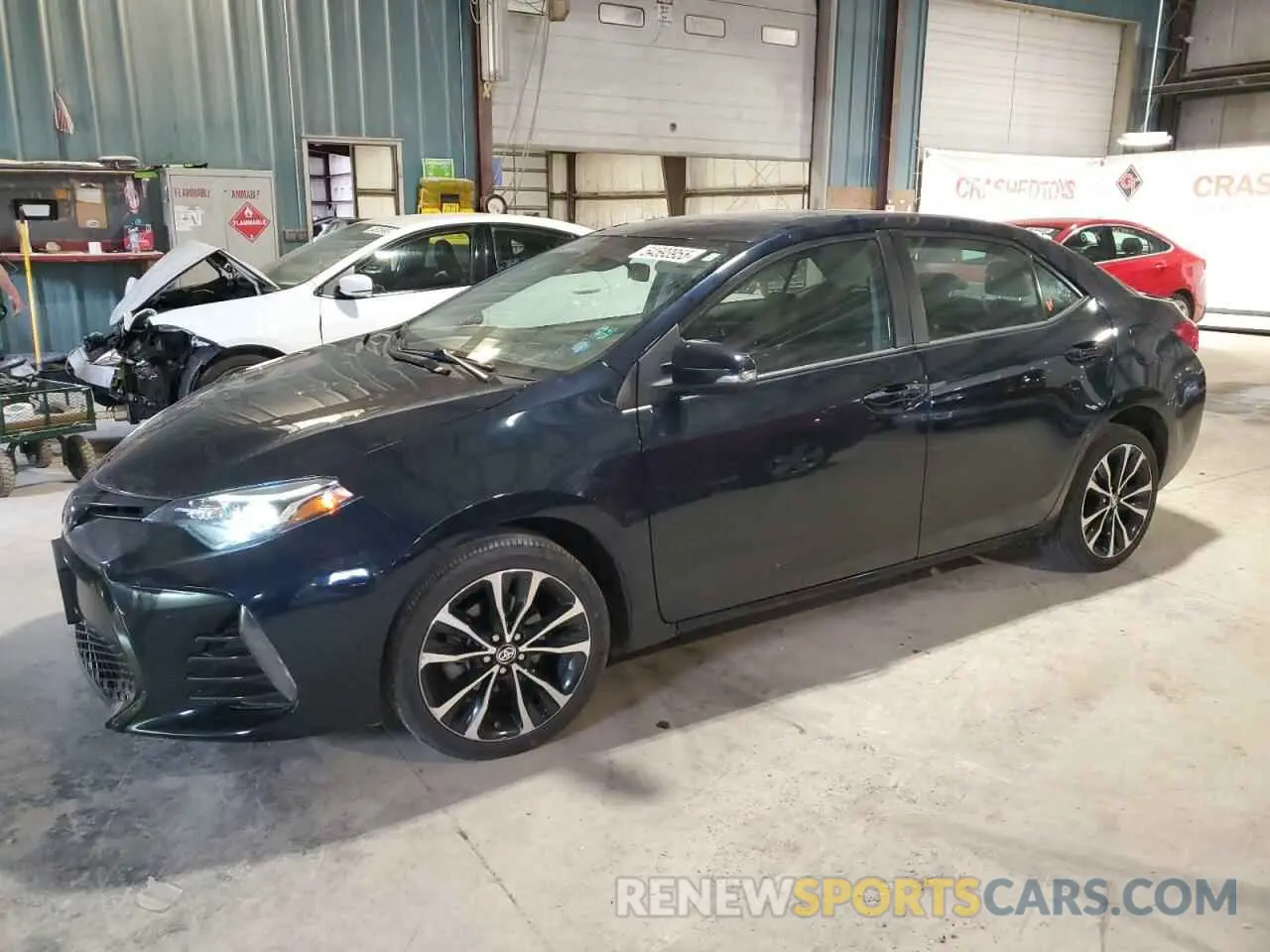 1 Photograph of a damaged car 2T1BURHE7KC199459 TOYOTA COROLLA 2019
