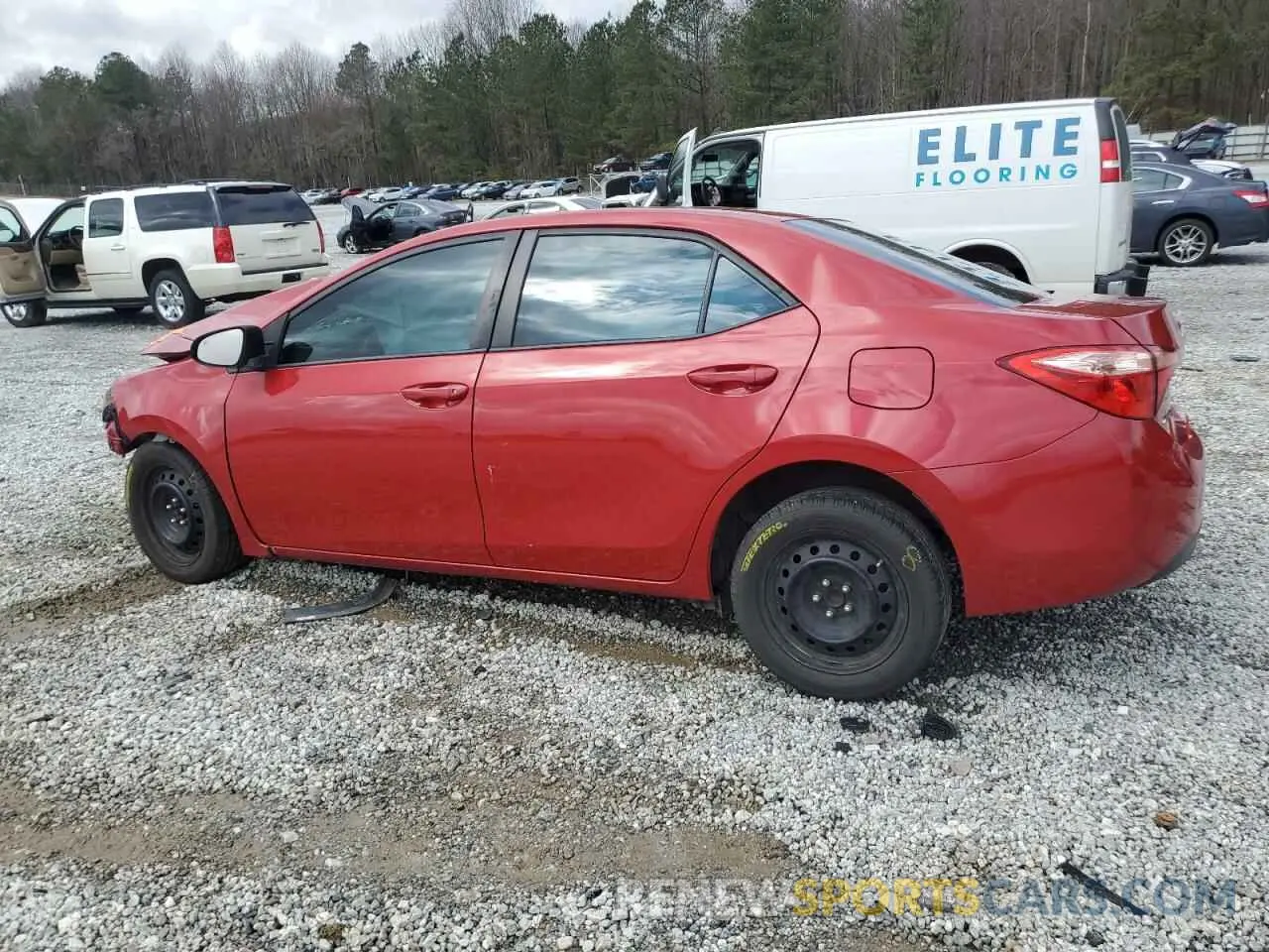 2 Photograph of a damaged car 2T1BURHE7KC205566 TOYOTA COROLLA 2019