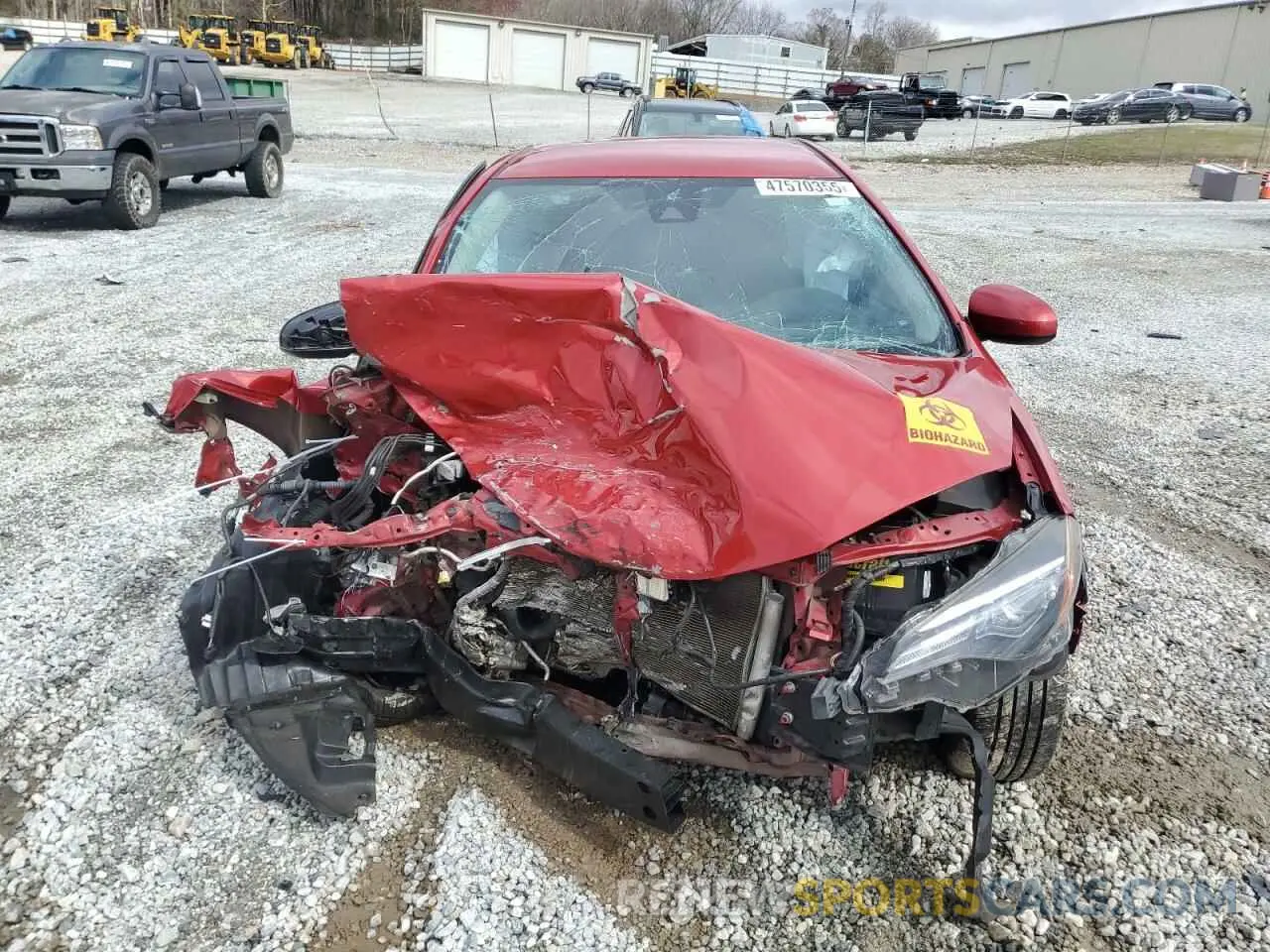5 Photograph of a damaged car 2T1BURHE7KC205566 TOYOTA COROLLA 2019