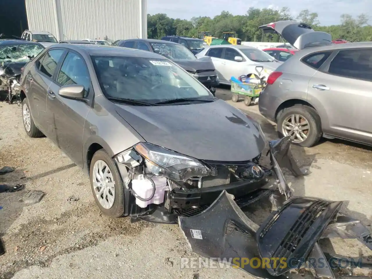 1 Photograph of a damaged car 2T1BURHE7KC209472 TOYOTA COROLLA 2019