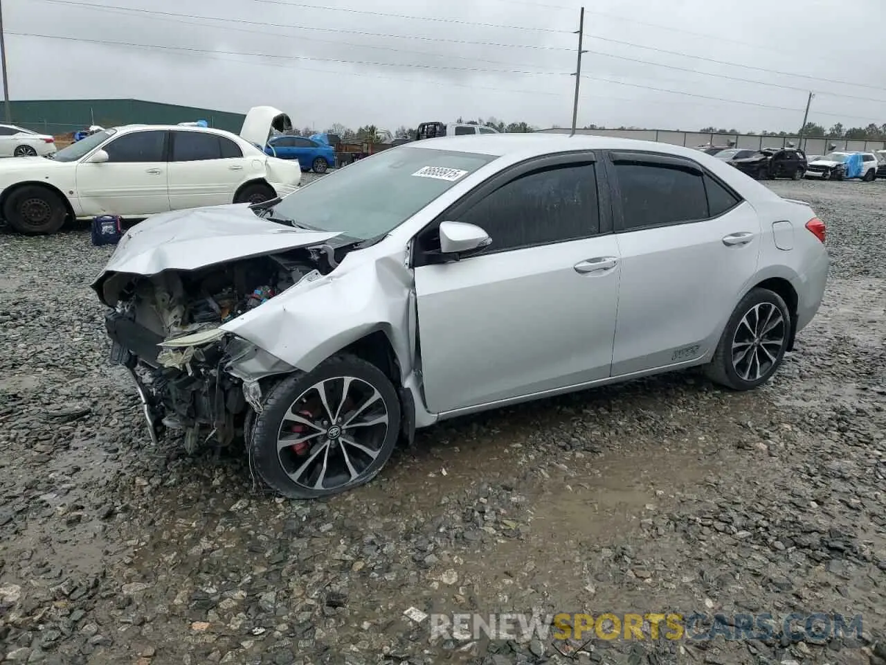 1 Photograph of a damaged car 2T1BURHE7KC211819 TOYOTA COROLLA 2019