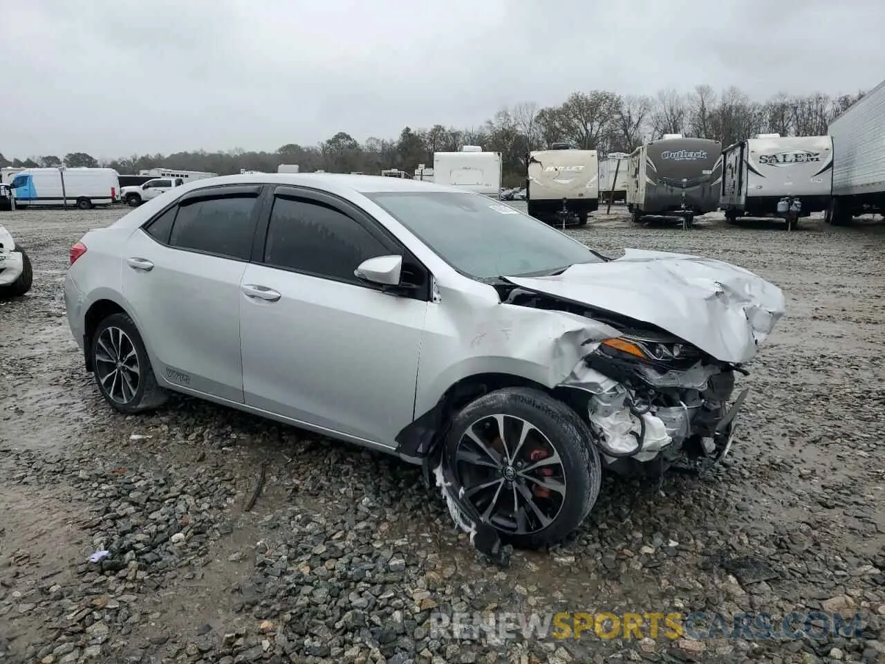 4 Photograph of a damaged car 2T1BURHE7KC211819 TOYOTA COROLLA 2019