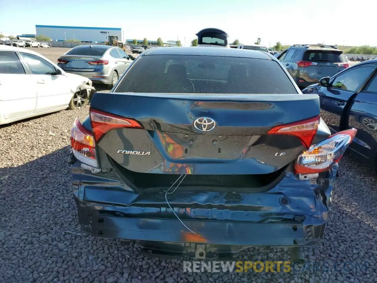 6 Photograph of a damaged car 2T1BURHE7KC212372 TOYOTA COROLLA 2019