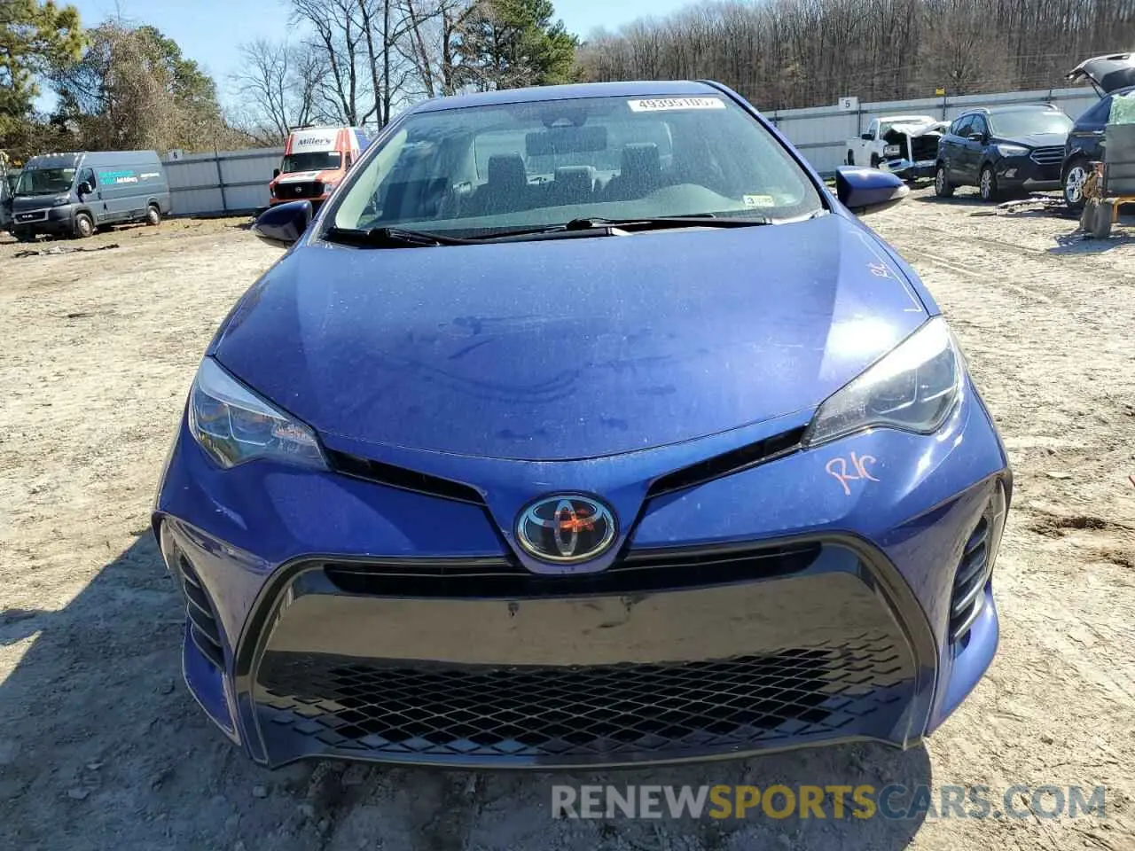 5 Photograph of a damaged car 2T1BURHE7KC212484 TOYOTA COROLLA 2019