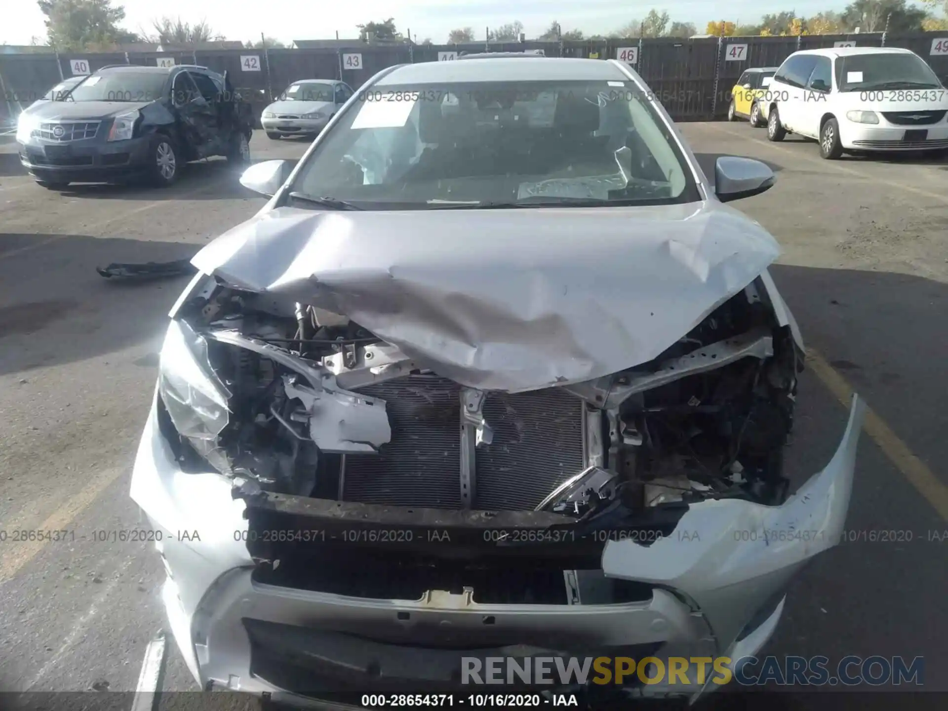 6 Photograph of a damaged car 2T1BURHE7KC213747 TOYOTA COROLLA 2019