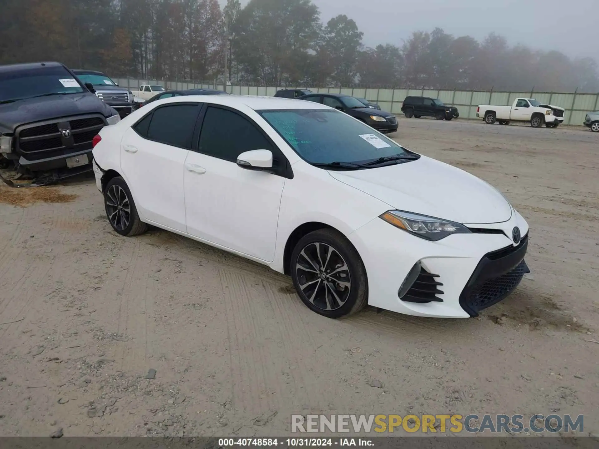 1 Photograph of a damaged car 2T1BURHE7KC216194 TOYOTA COROLLA 2019