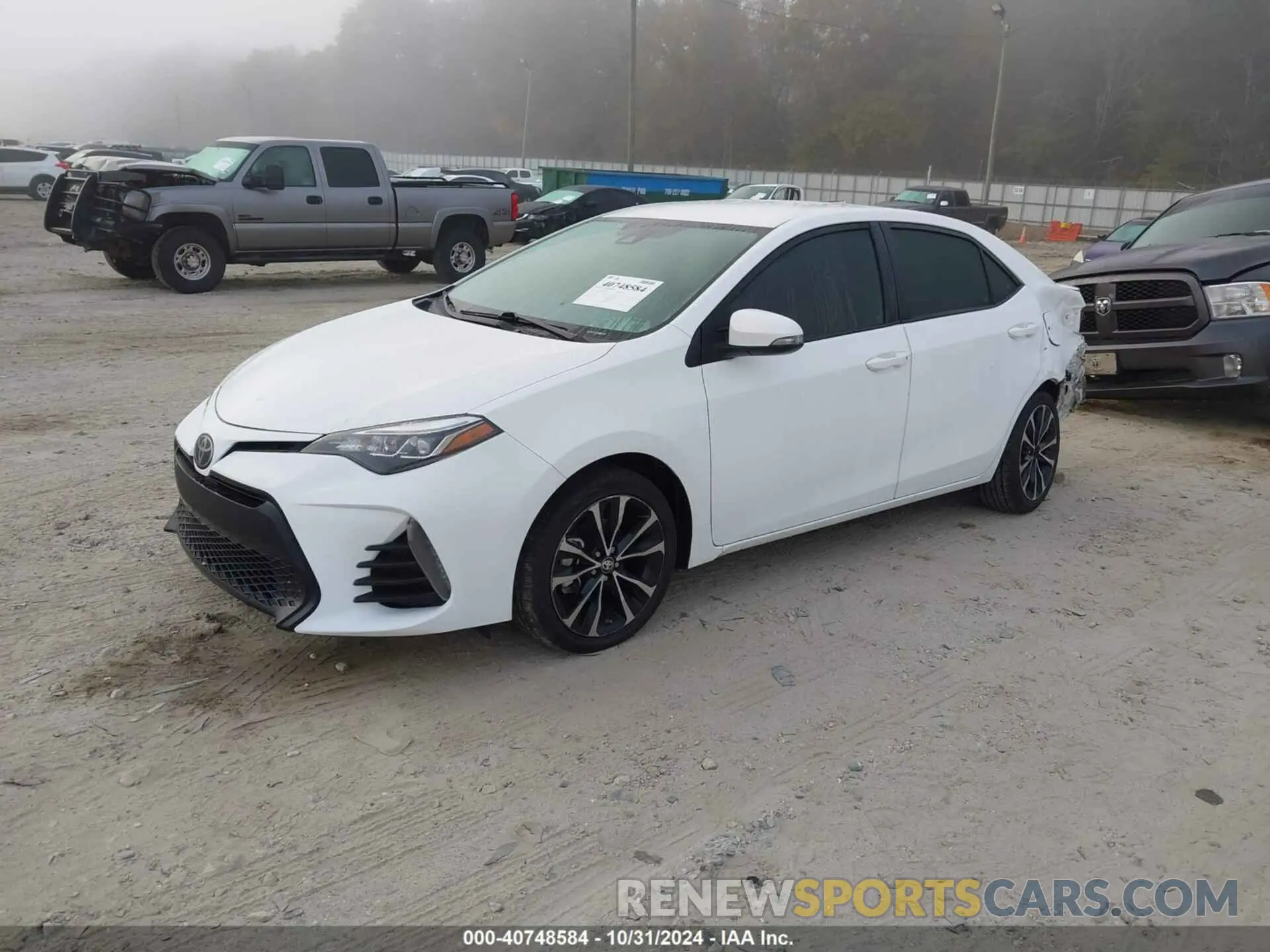 2 Photograph of a damaged car 2T1BURHE7KC216194 TOYOTA COROLLA 2019