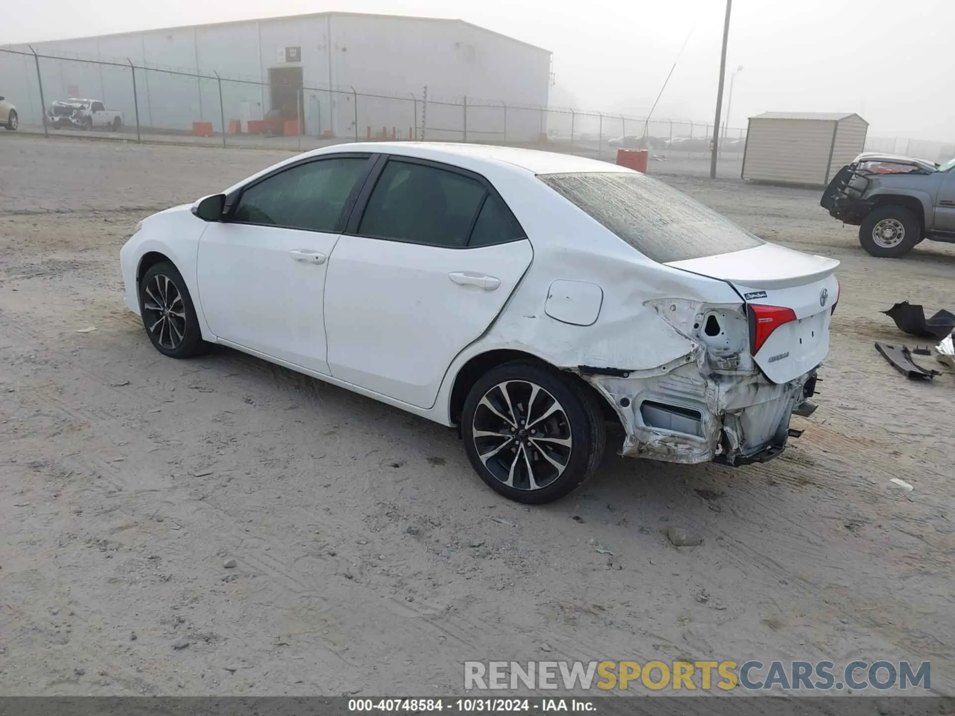 3 Photograph of a damaged car 2T1BURHE7KC216194 TOYOTA COROLLA 2019