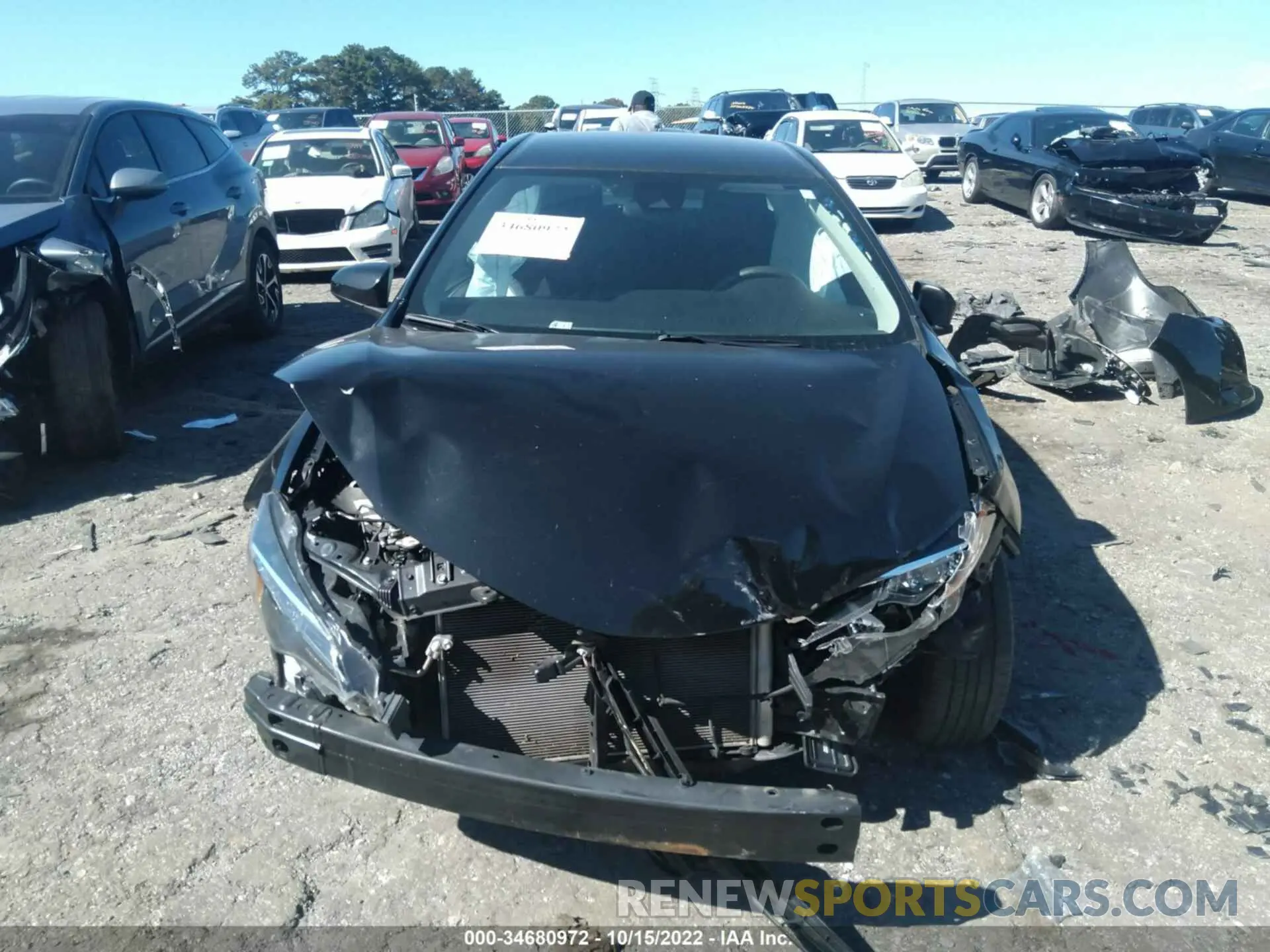 10 Photograph of a damaged car 2T1BURHE7KC216552 TOYOTA COROLLA 2019