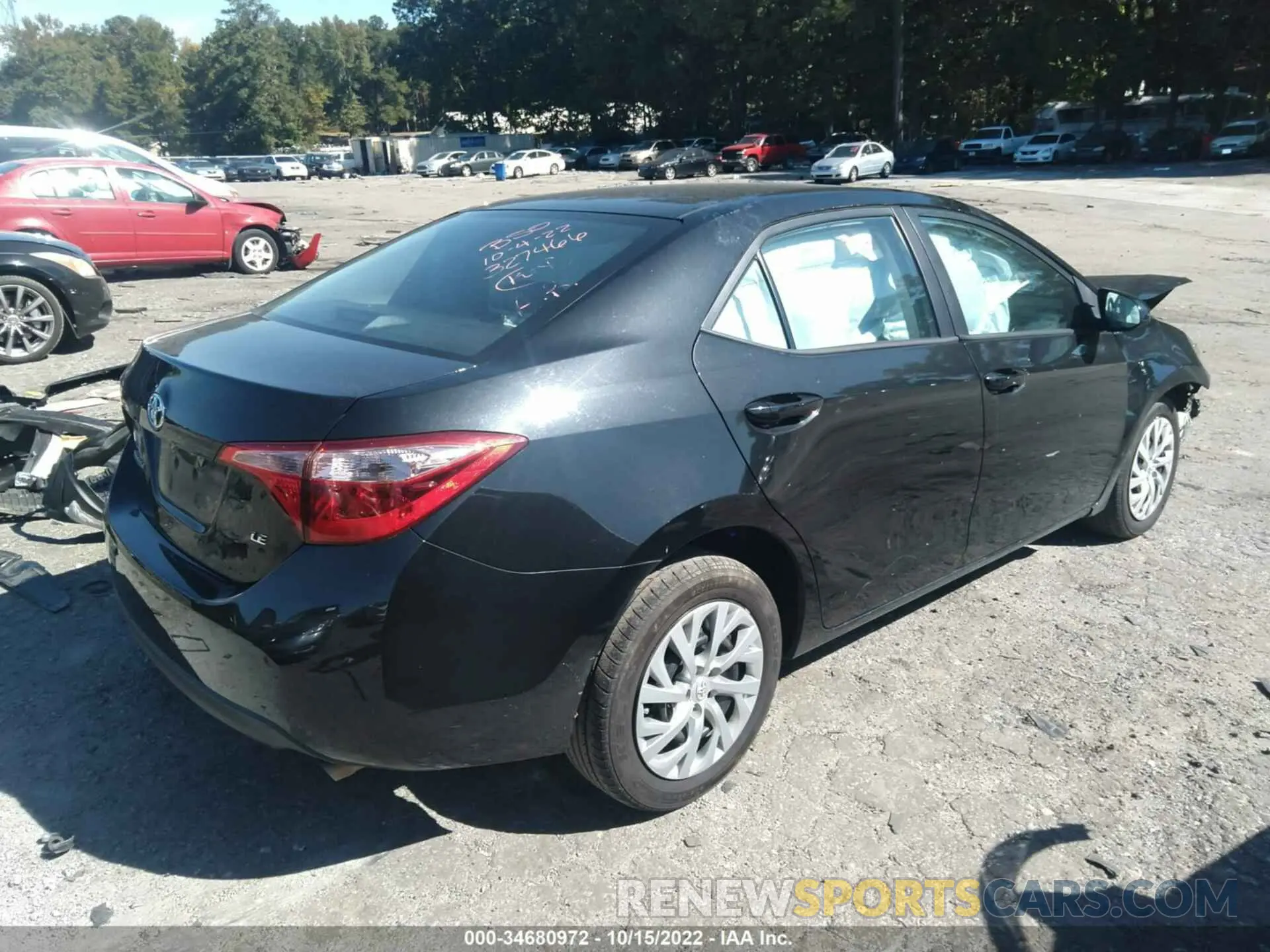 4 Photograph of a damaged car 2T1BURHE7KC216552 TOYOTA COROLLA 2019