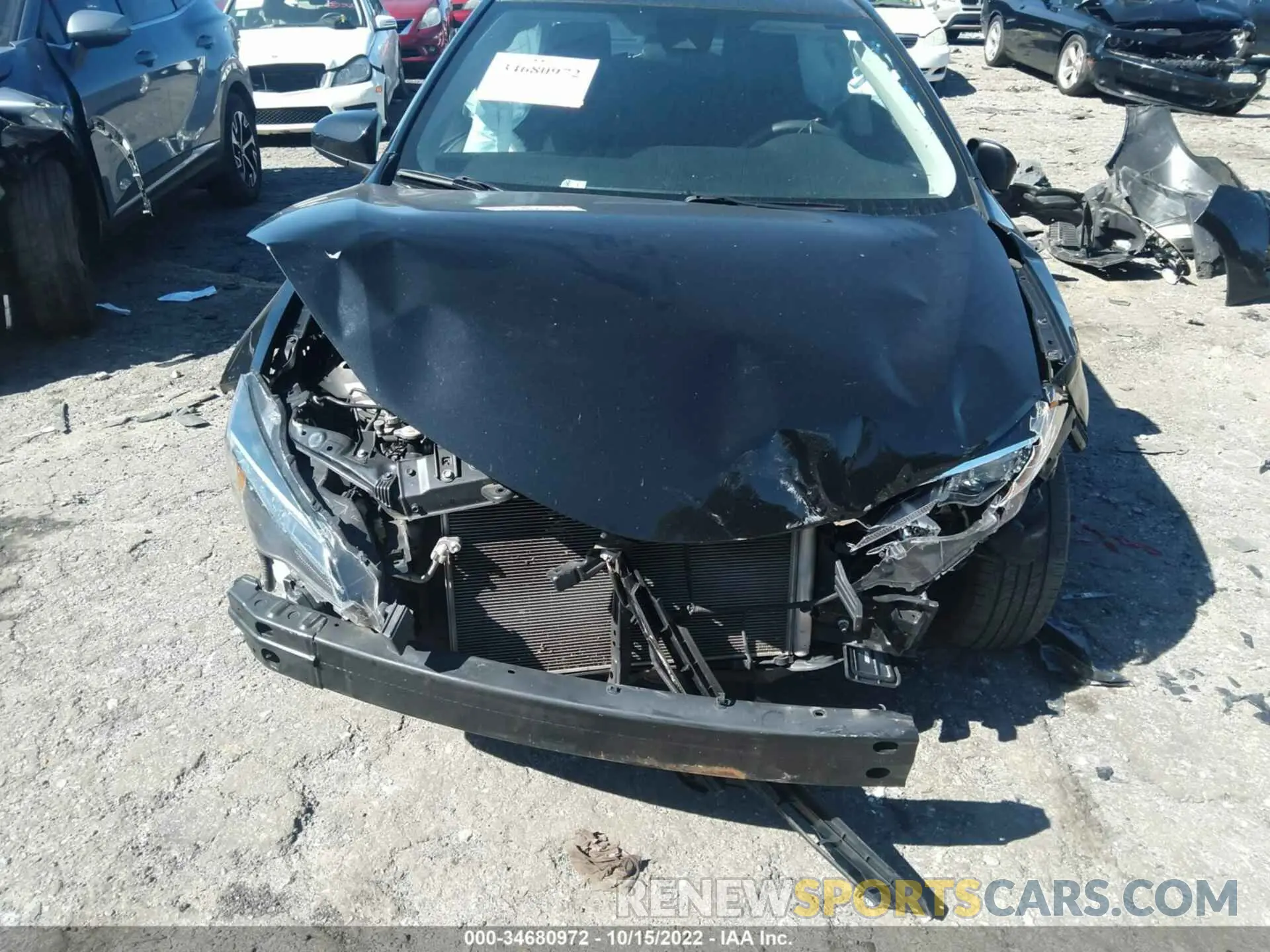6 Photograph of a damaged car 2T1BURHE7KC216552 TOYOTA COROLLA 2019