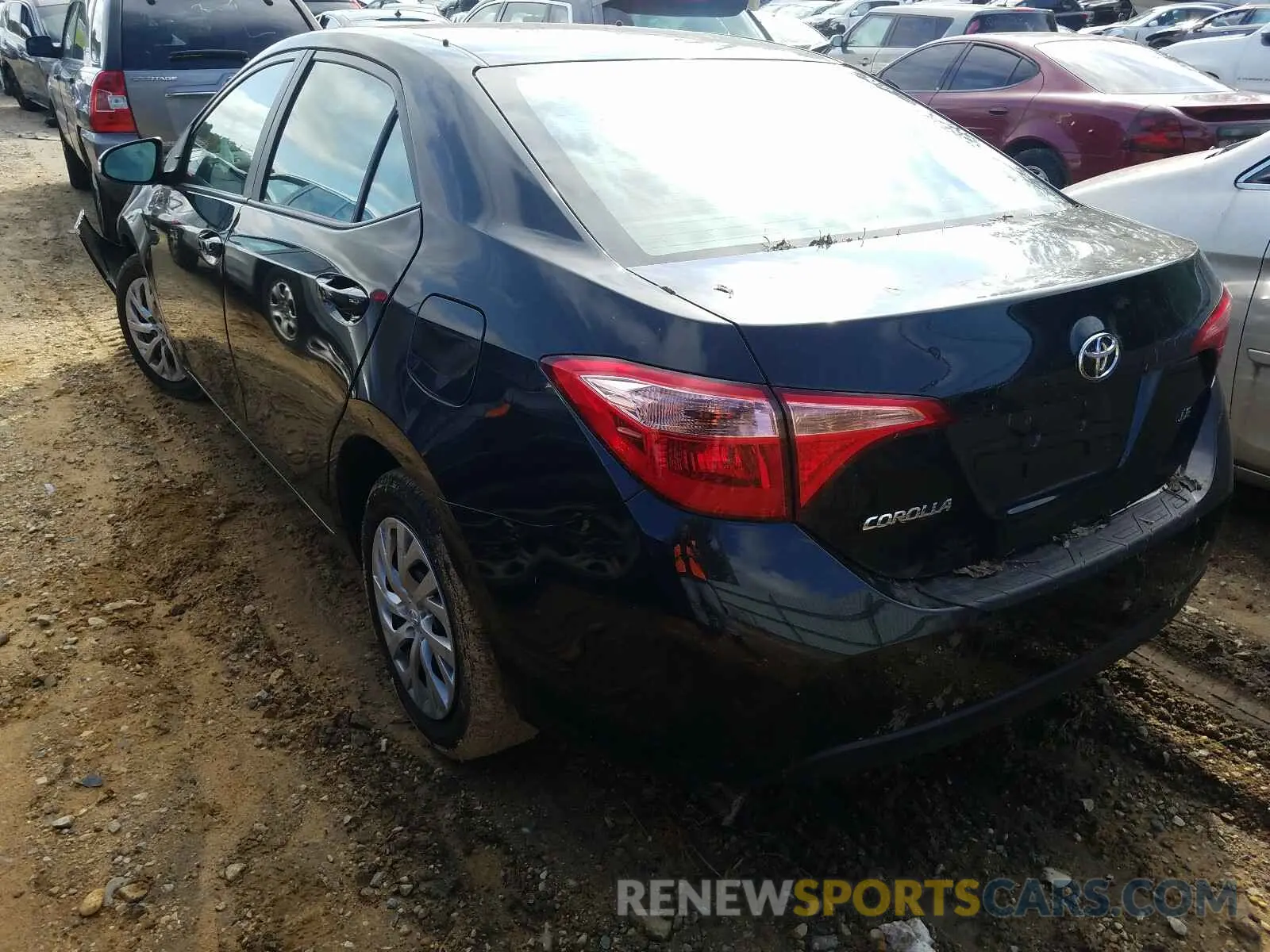 3 Photograph of a damaged car 2T1BURHE7KC219015 TOYOTA COROLLA 2019