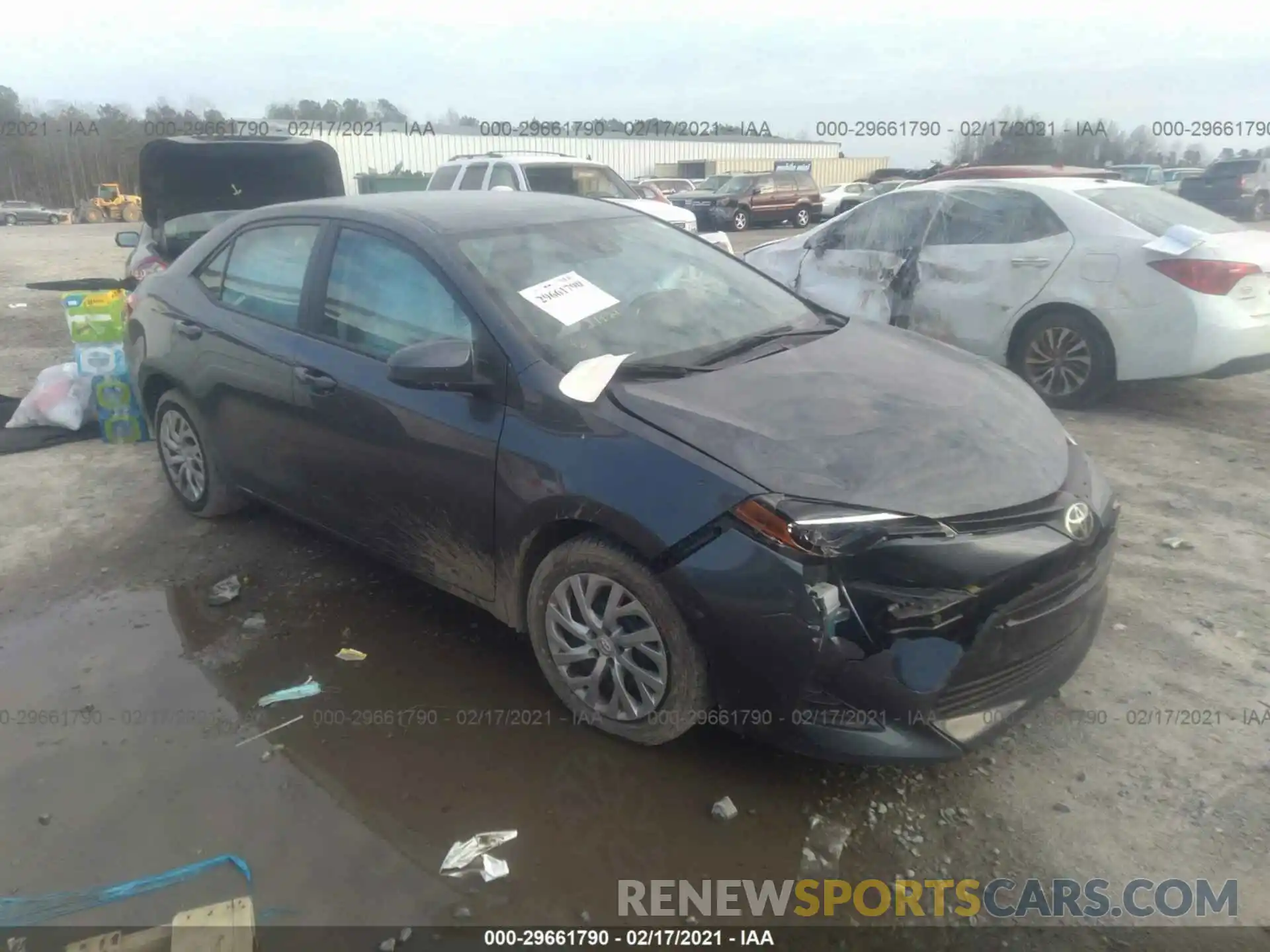 1 Photograph of a damaged car 2T1BURHE7KC220603 TOYOTA COROLLA 2019