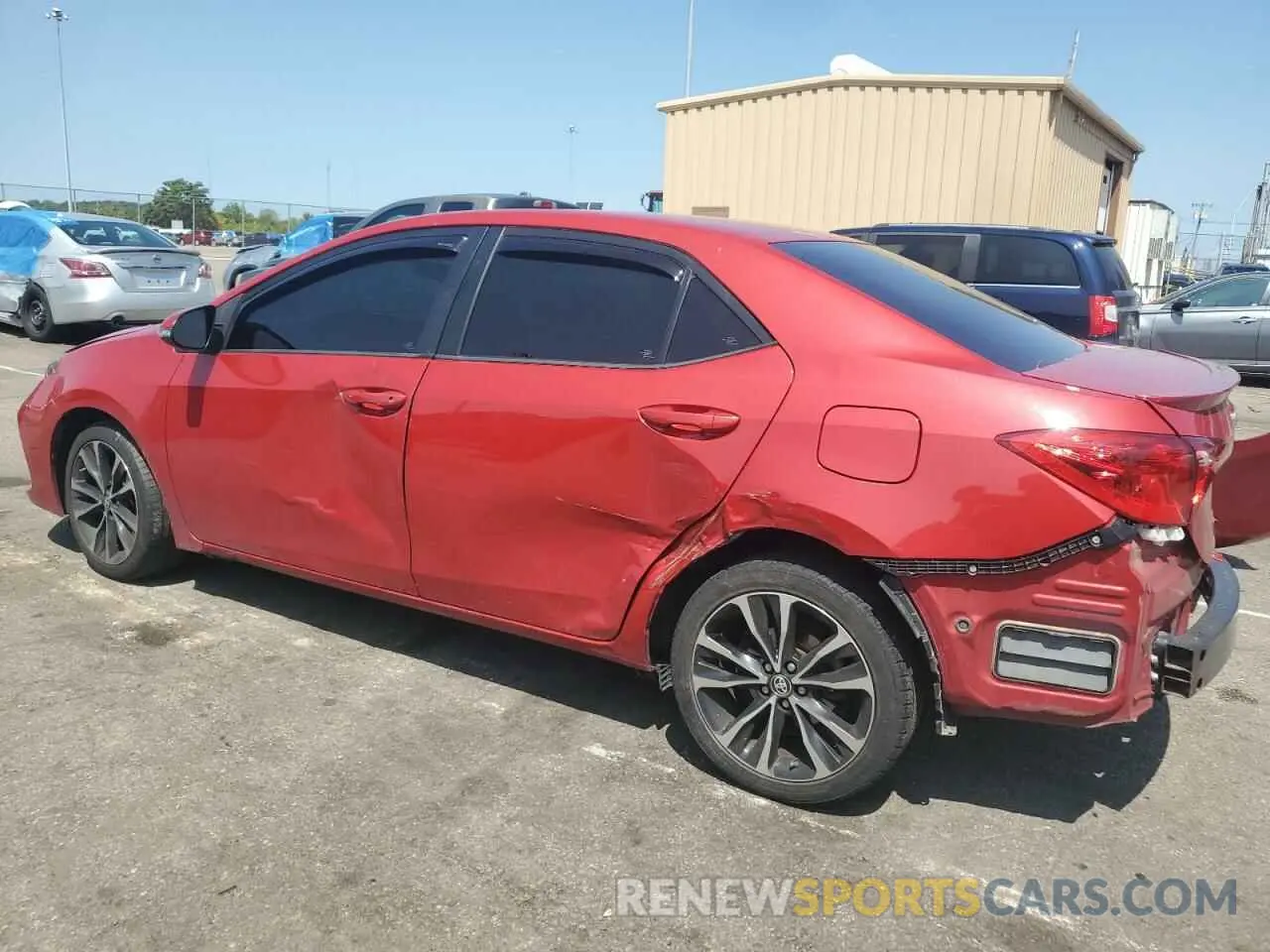 2 Photograph of a damaged car 2T1BURHE7KC226109 TOYOTA COROLLA 2019