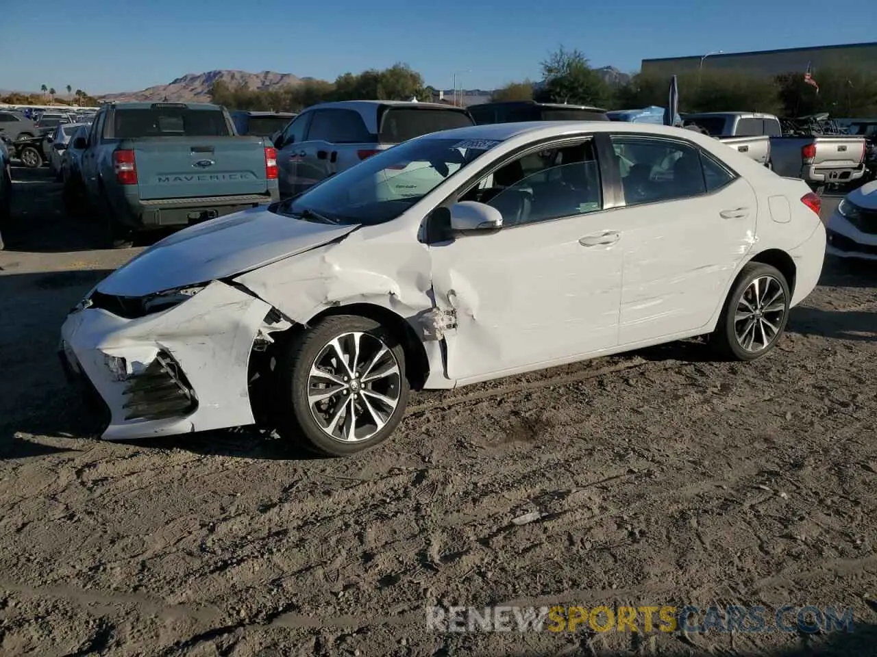 1 Photograph of a damaged car 2T1BURHE7KC232251 TOYOTA COROLLA 2019