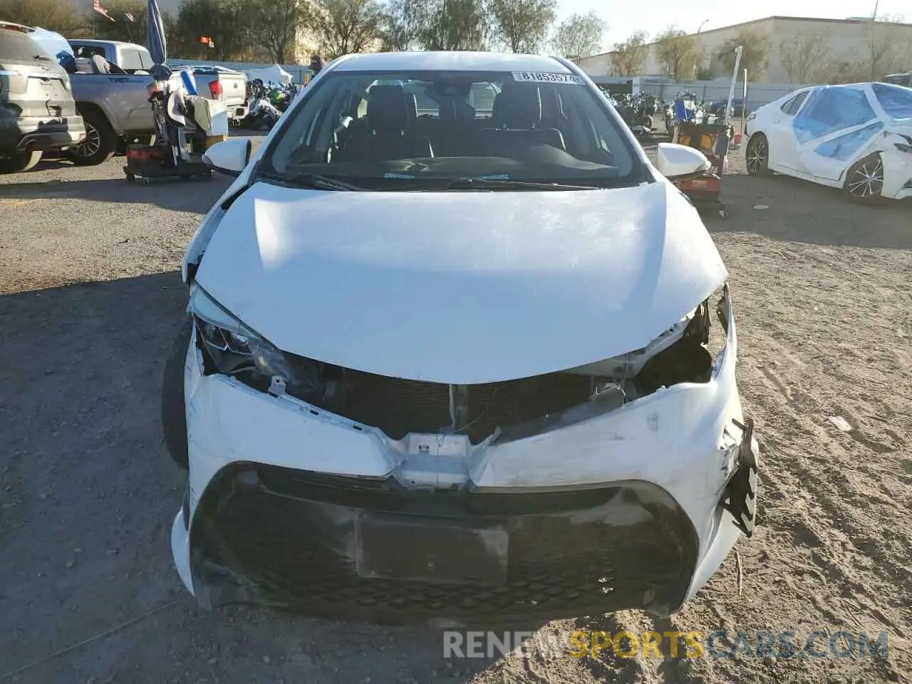 5 Photograph of a damaged car 2T1BURHE7KC232251 TOYOTA COROLLA 2019