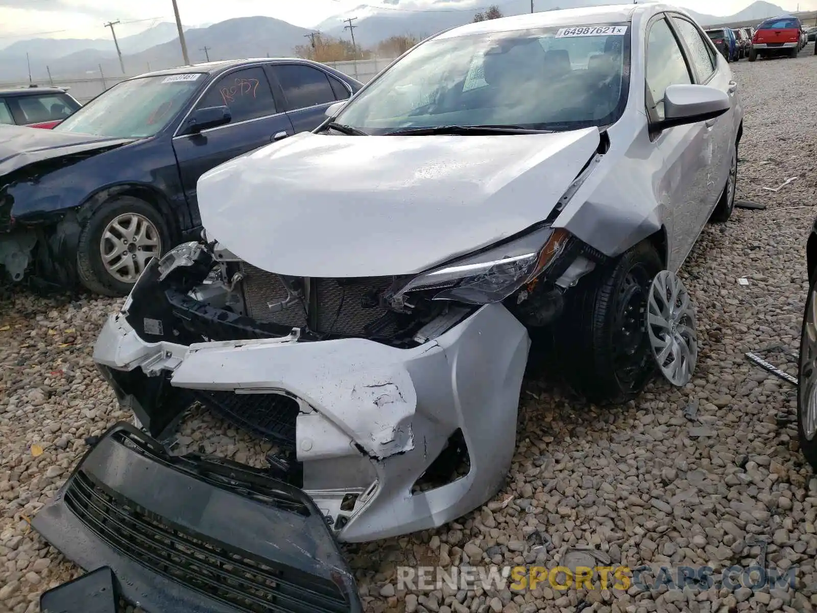 2 Photograph of a damaged car 2T1BURHE7KC232296 TOYOTA COROLLA 2019