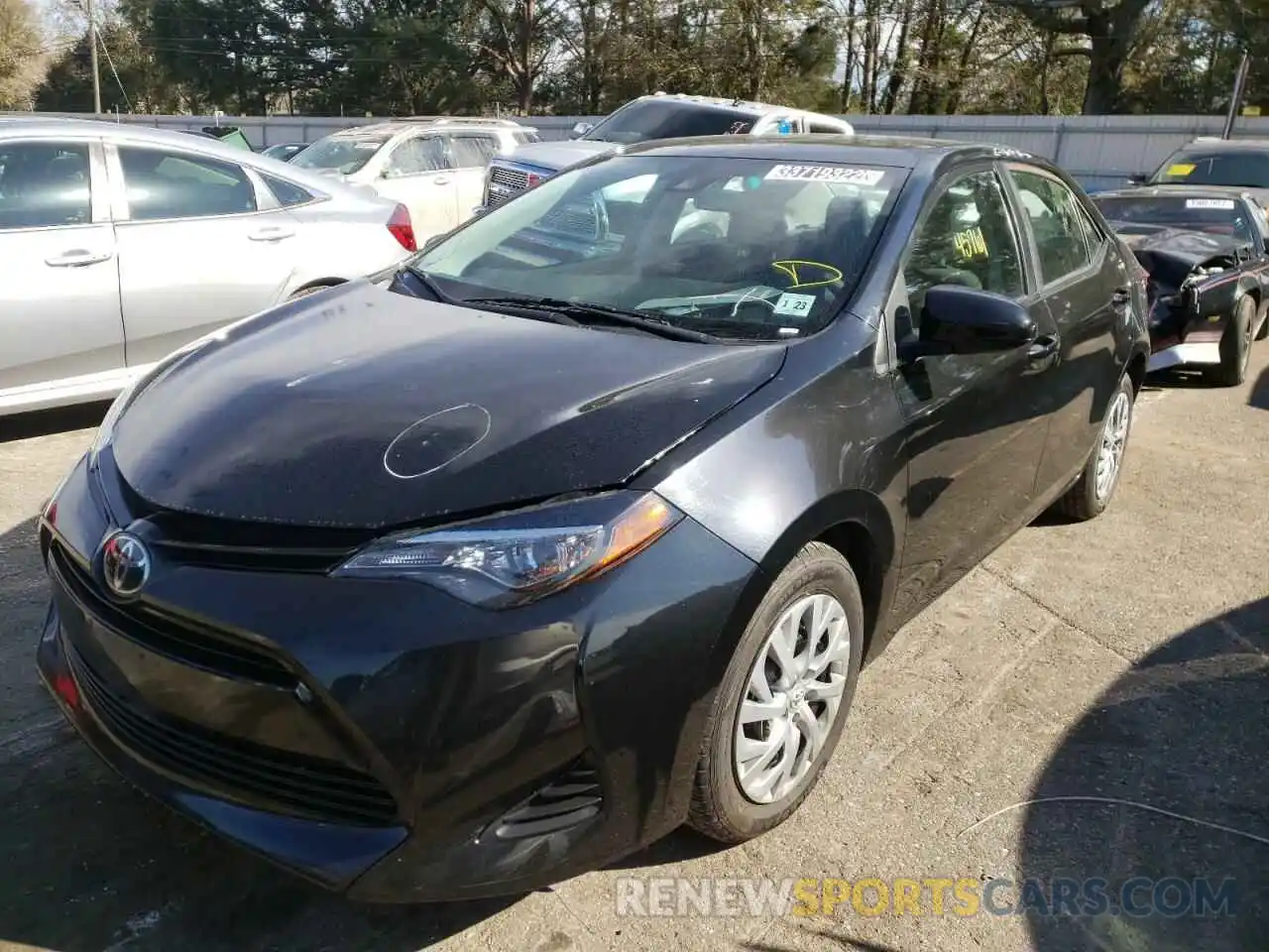 2 Photograph of a damaged car 2T1BURHE7KC232797 TOYOTA COROLLA 2019