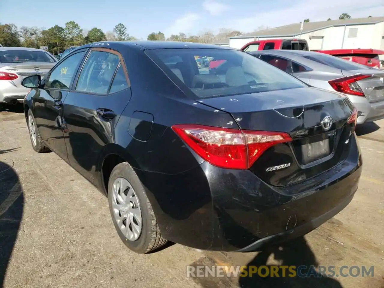 3 Photograph of a damaged car 2T1BURHE7KC232797 TOYOTA COROLLA 2019